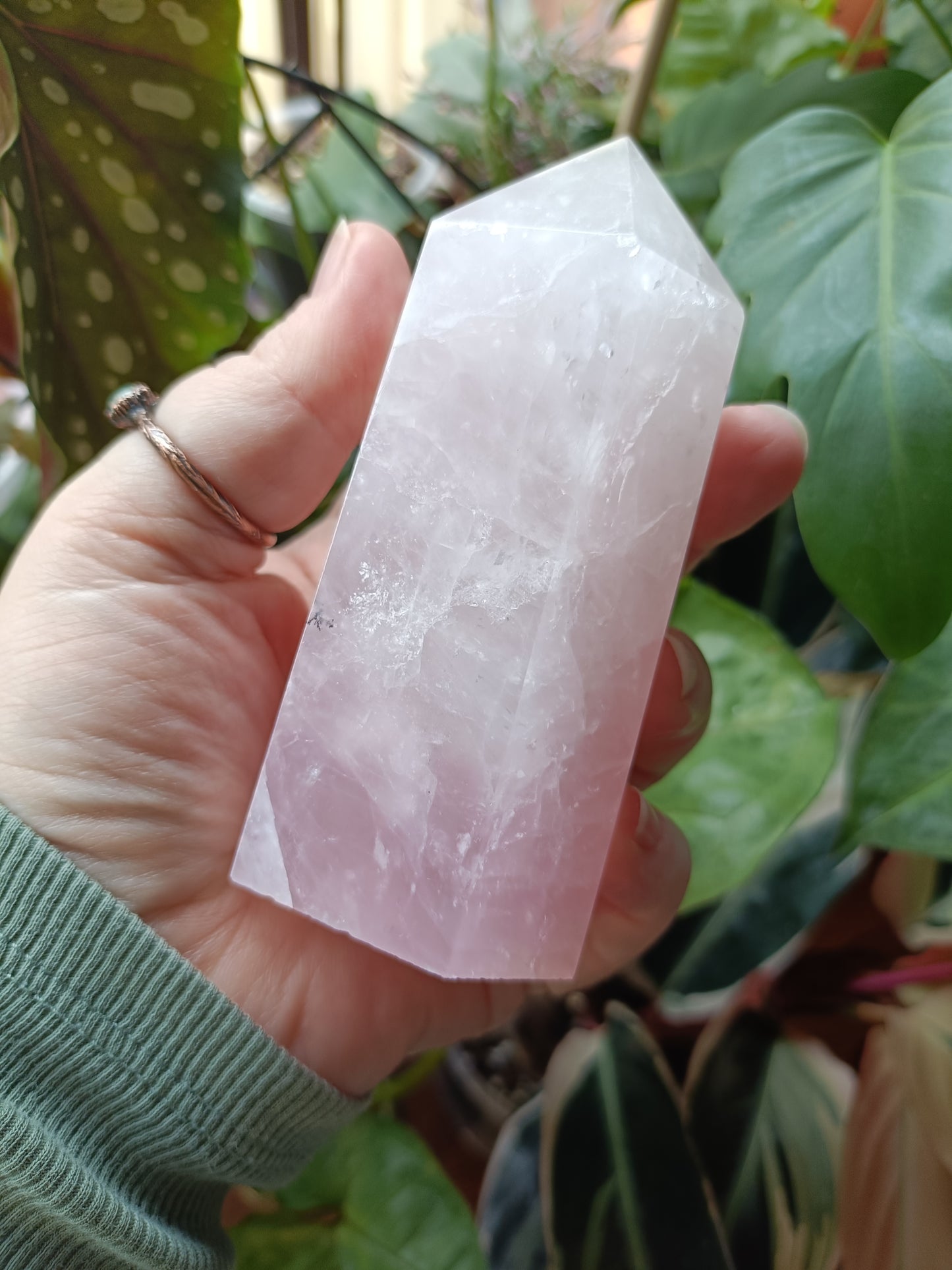 Rose Quartz Tower - 417g