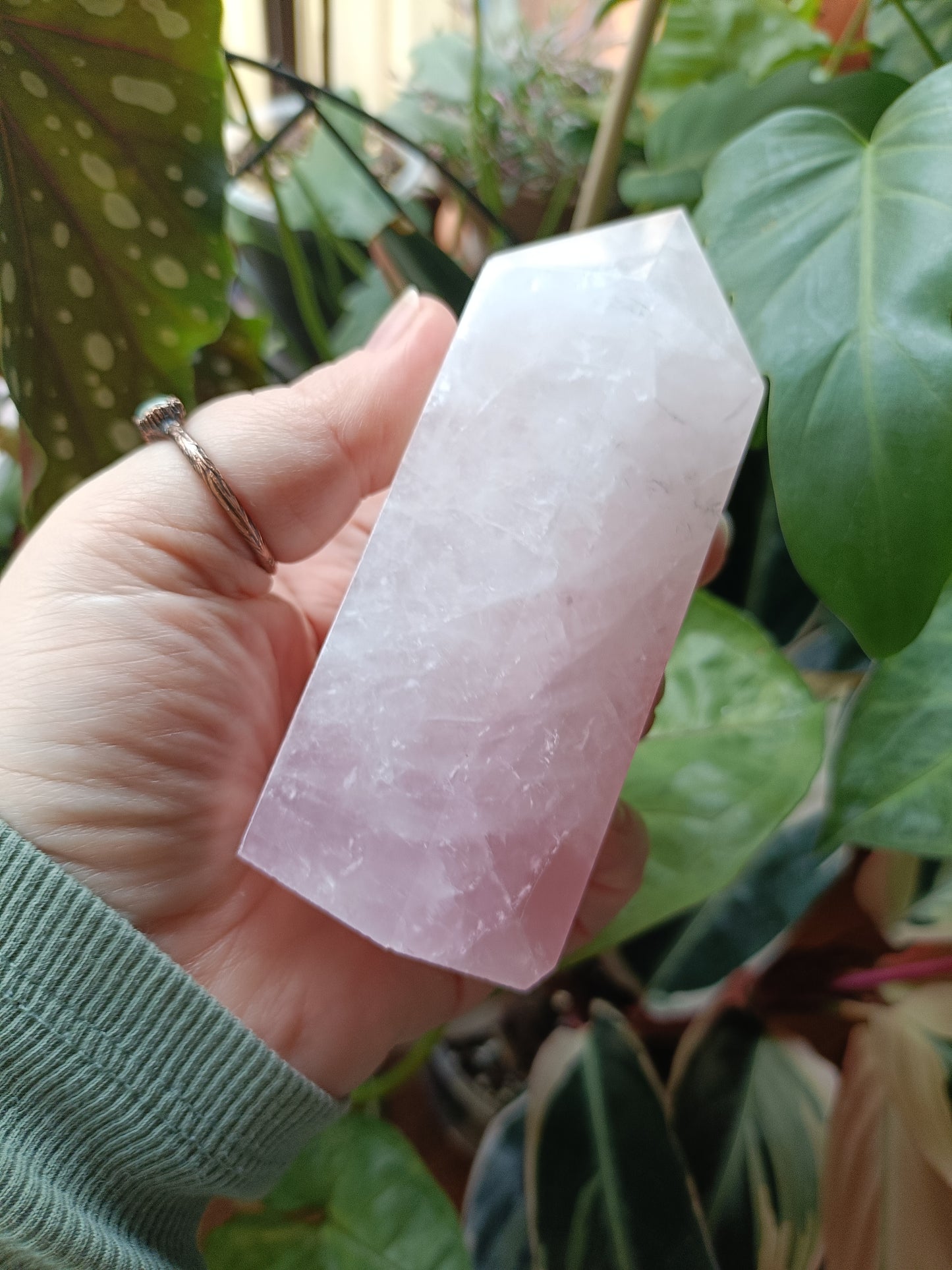 Rose Quartz Tower - 417g