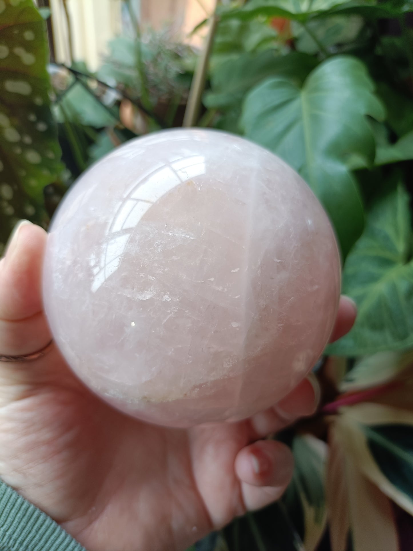 Rose Quartz Sphere - 1164g