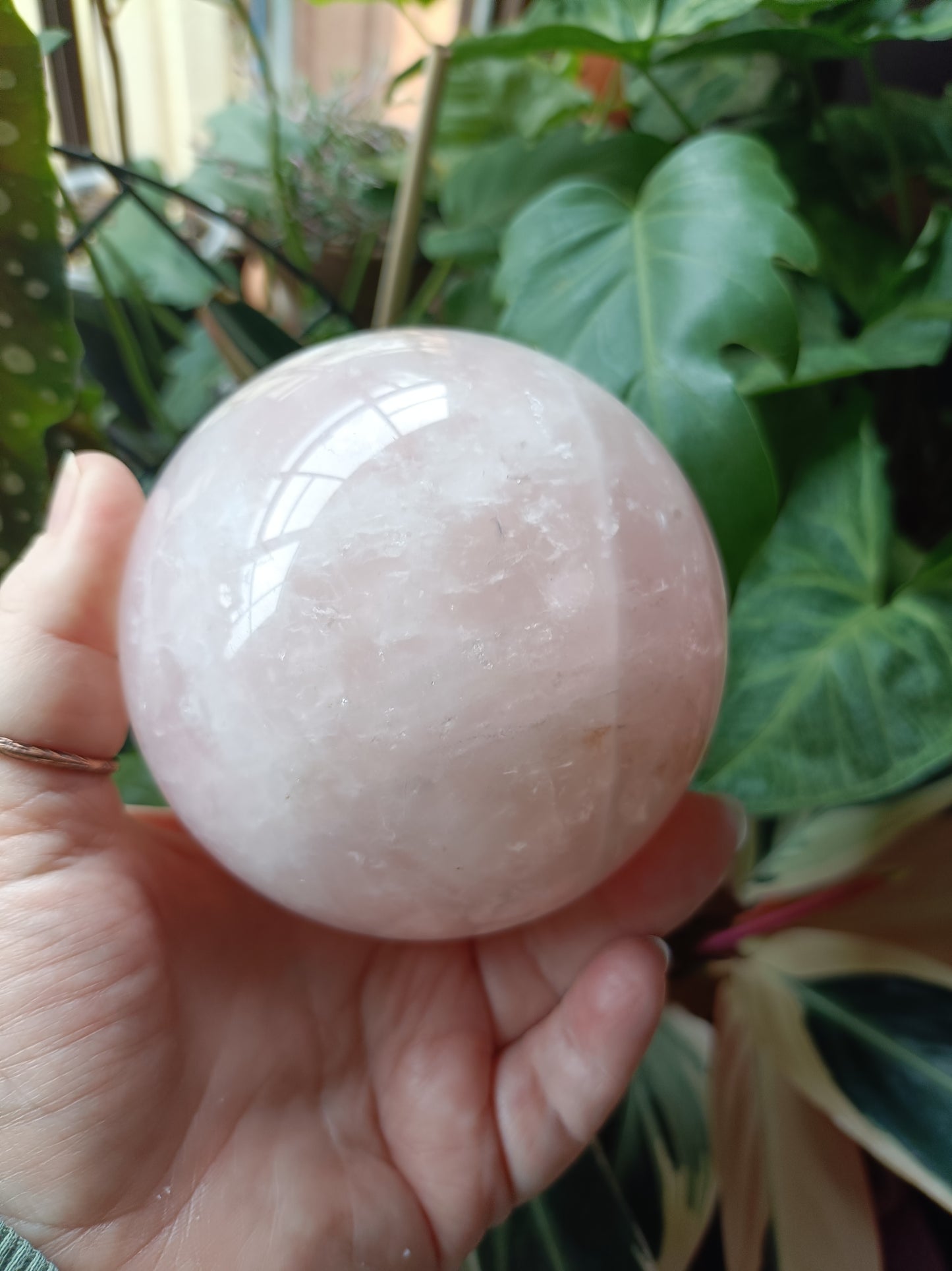 Rose Quartz Sphere - 1164g