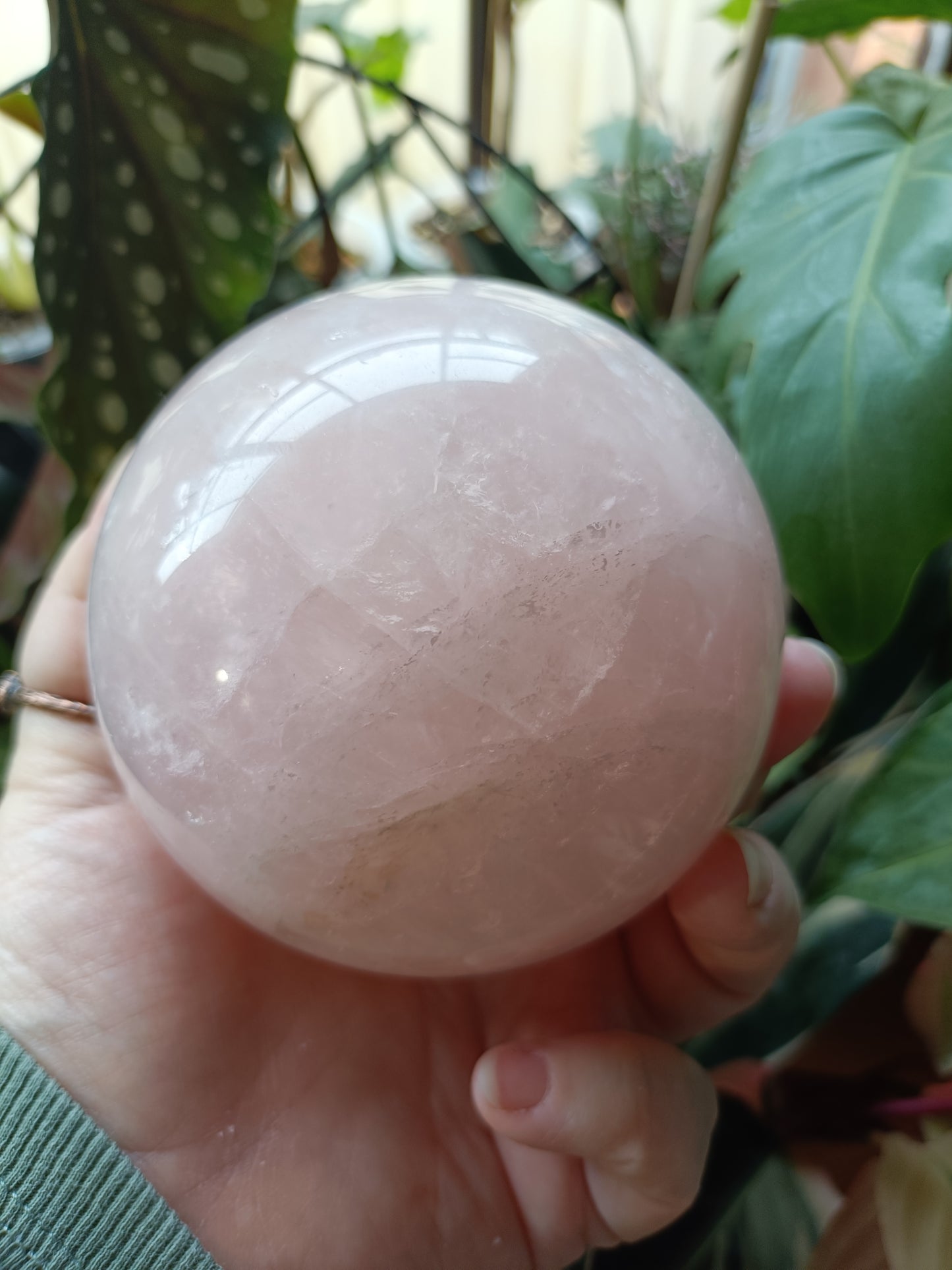 Rose Quartz Sphere - 1164g