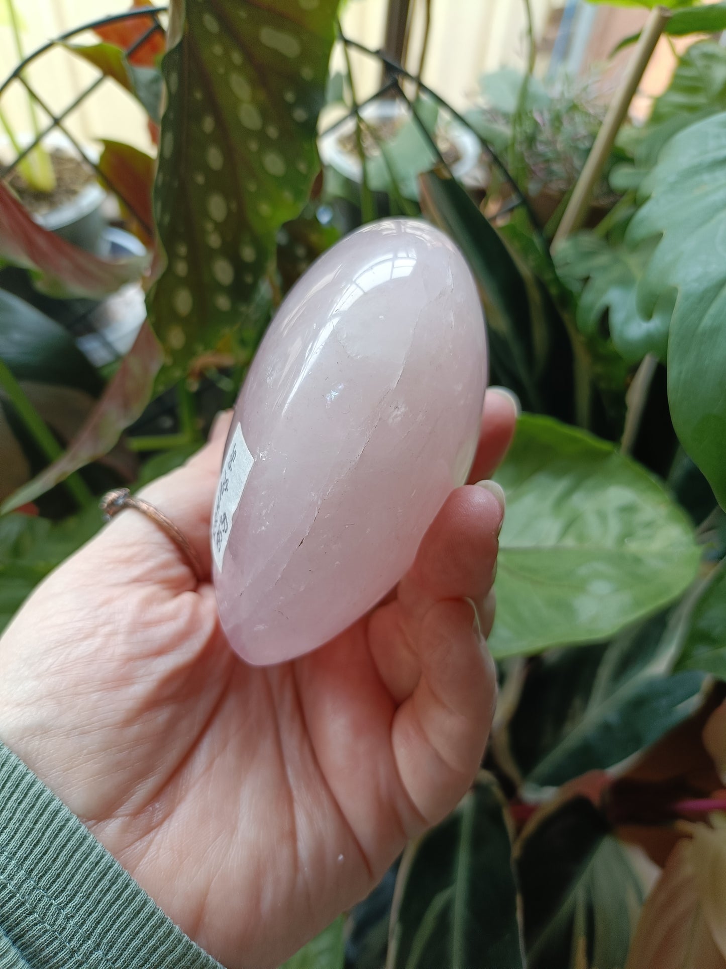 Rose Quartz Puffy Heart - 553g