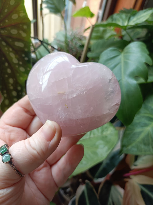 Rose Quartz Puffy Heart - 303g