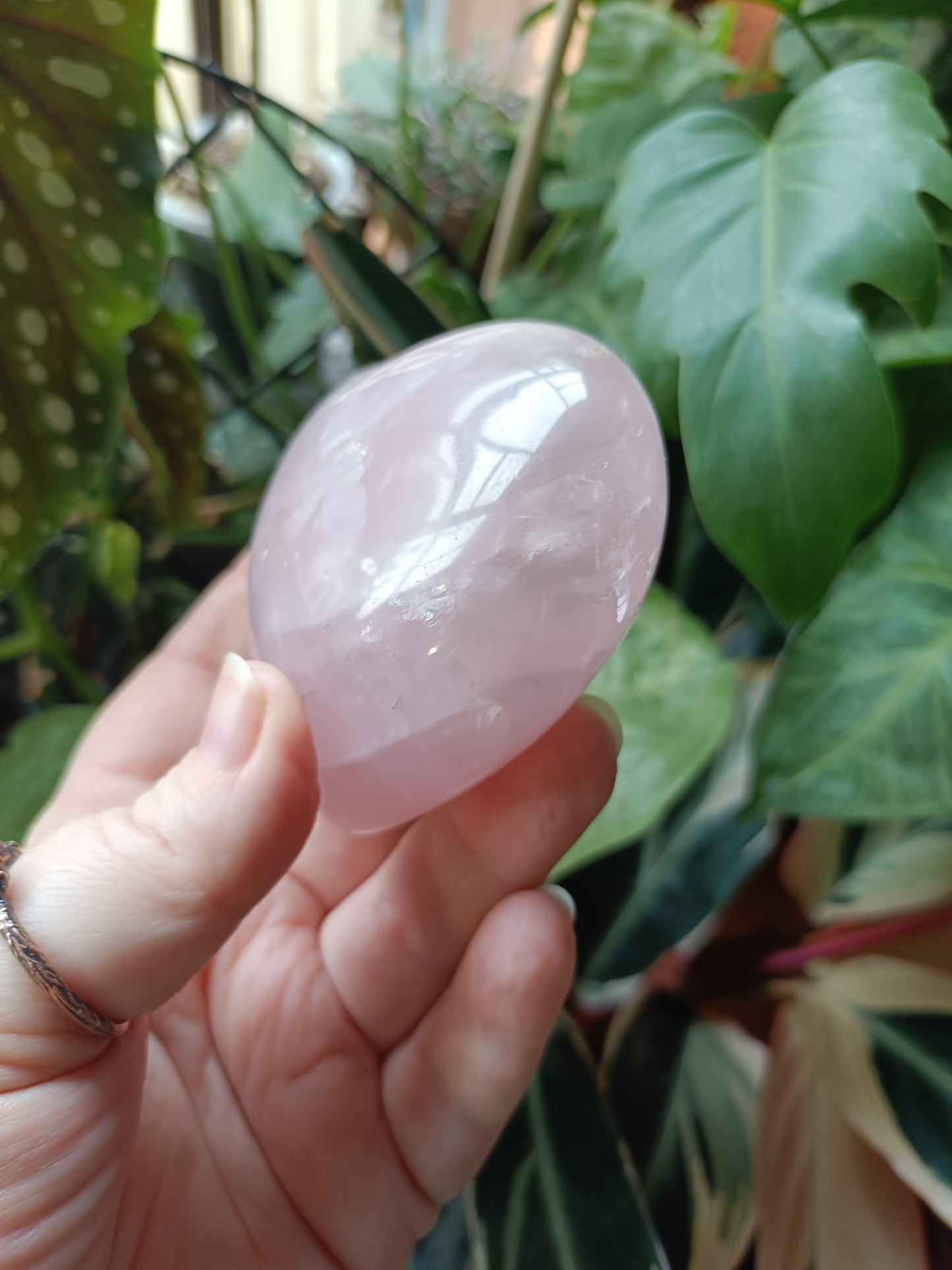 Rose Quartz Puffy Heart - 303g