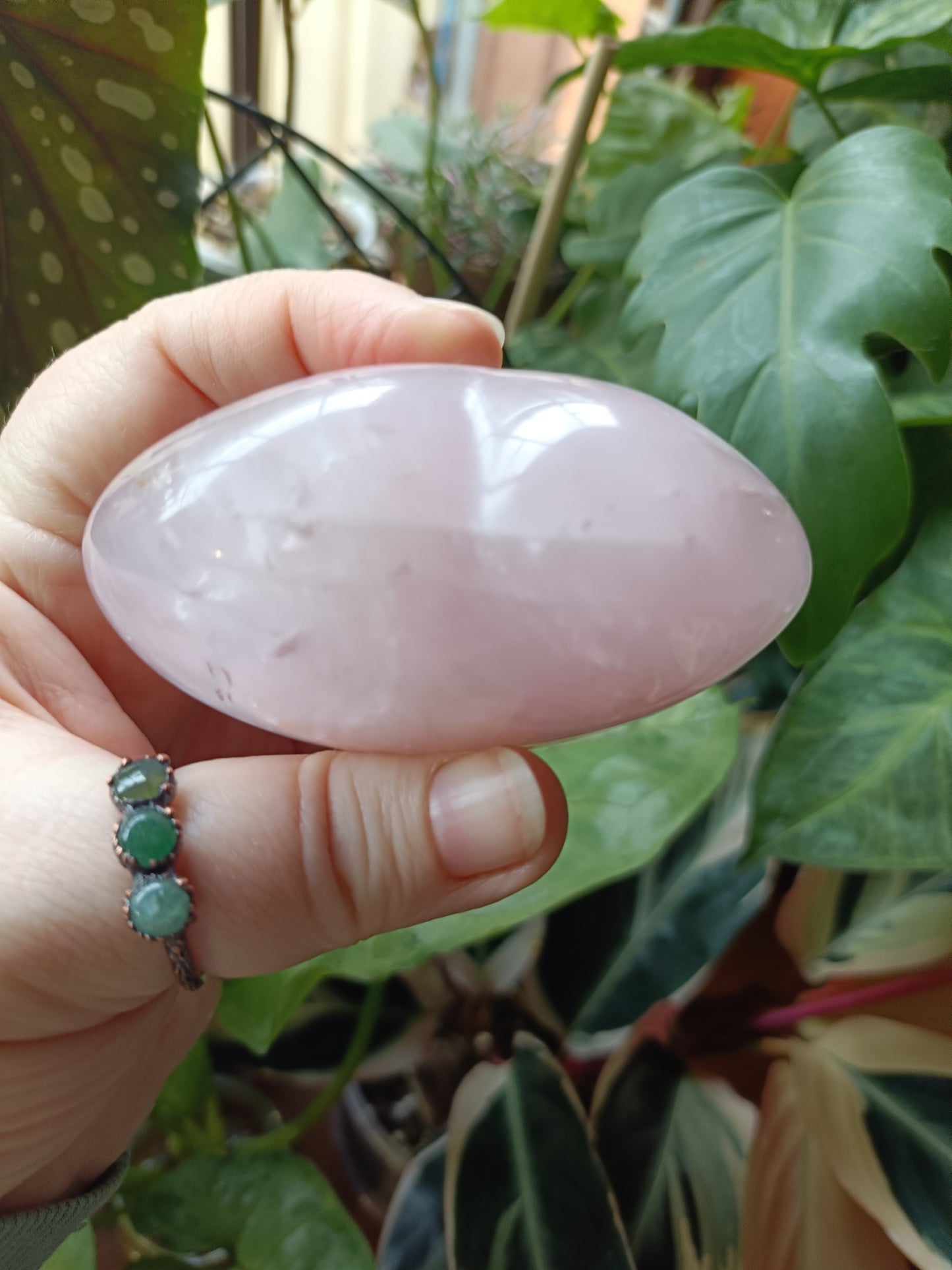 Rose Quartz Puffy Heart - 303g