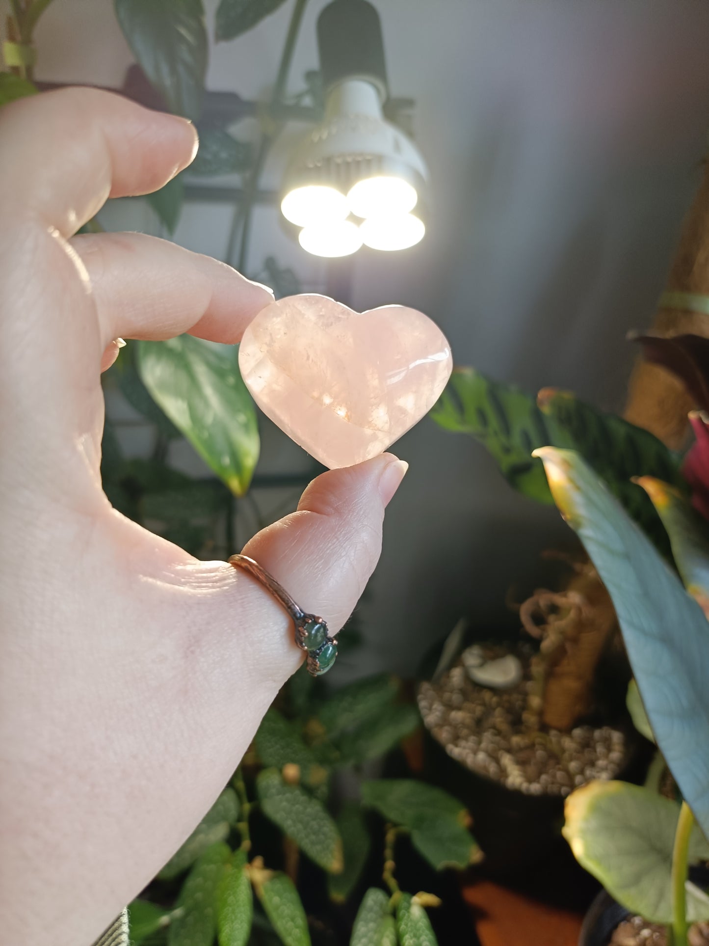 Rose Quartz Heart - 53g