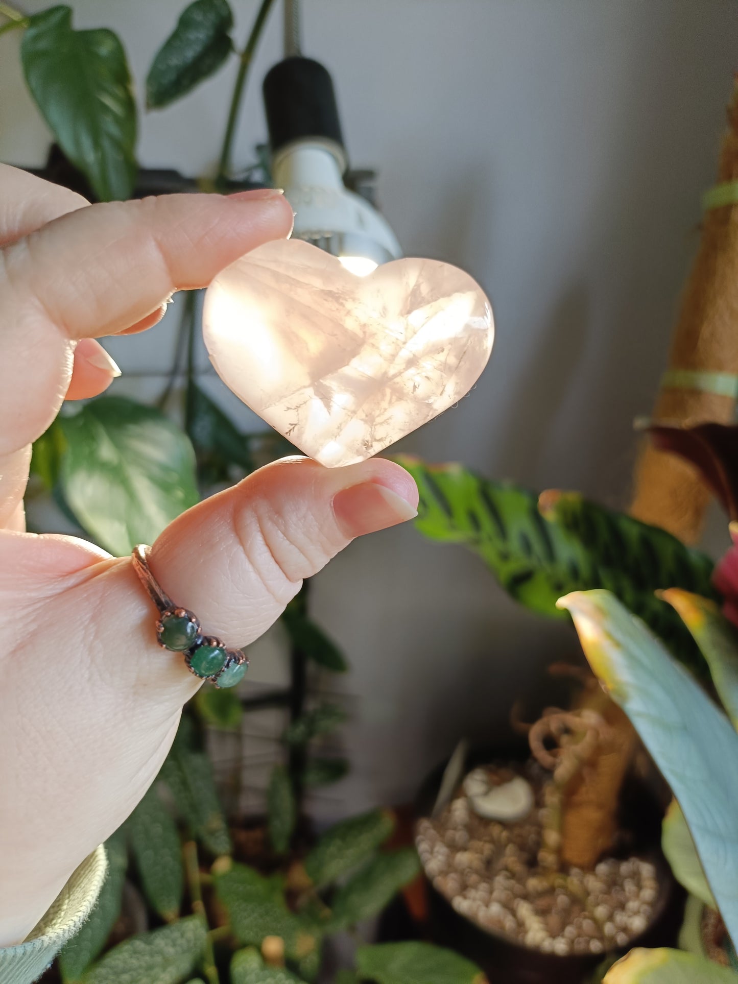 Rose Quartz Heart - 62g