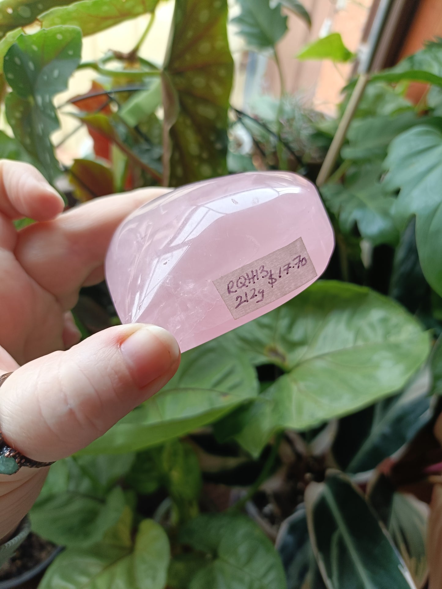 Rose Quartz Heart - 212g