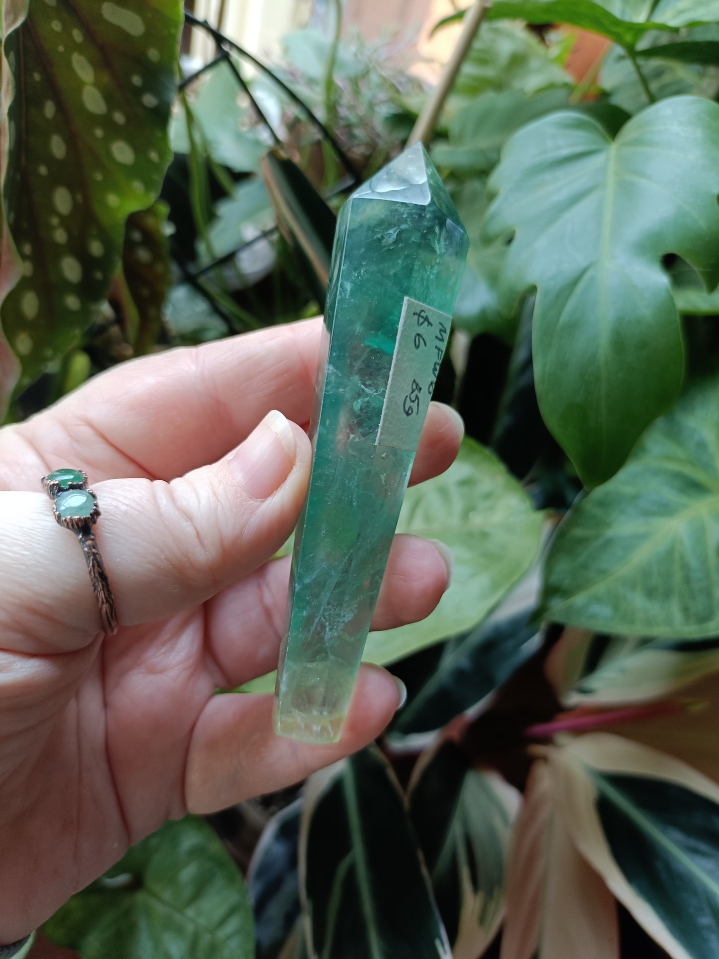 Green Fluorite Wand - 85g