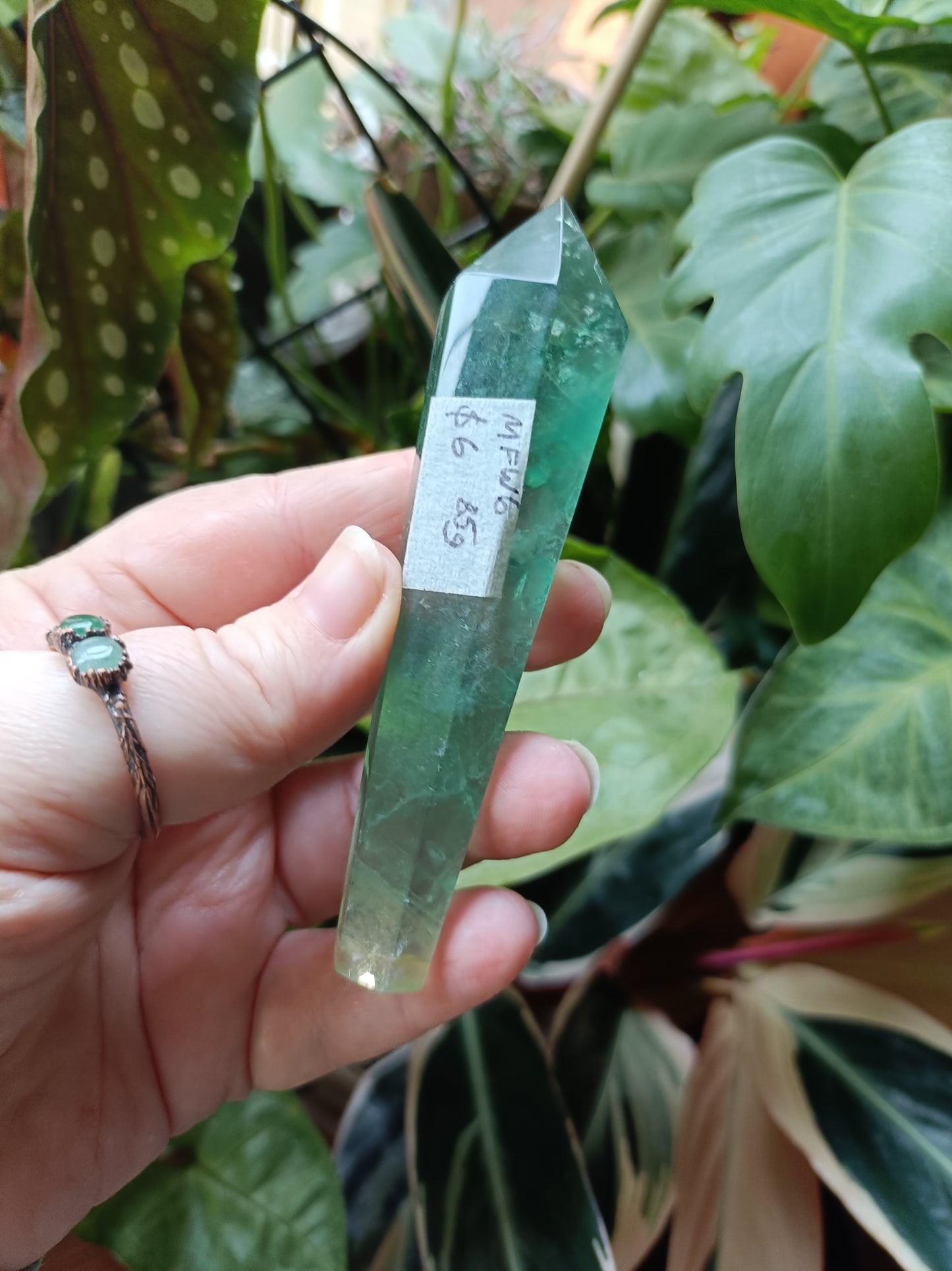 Green Fluorite Wand - 85g