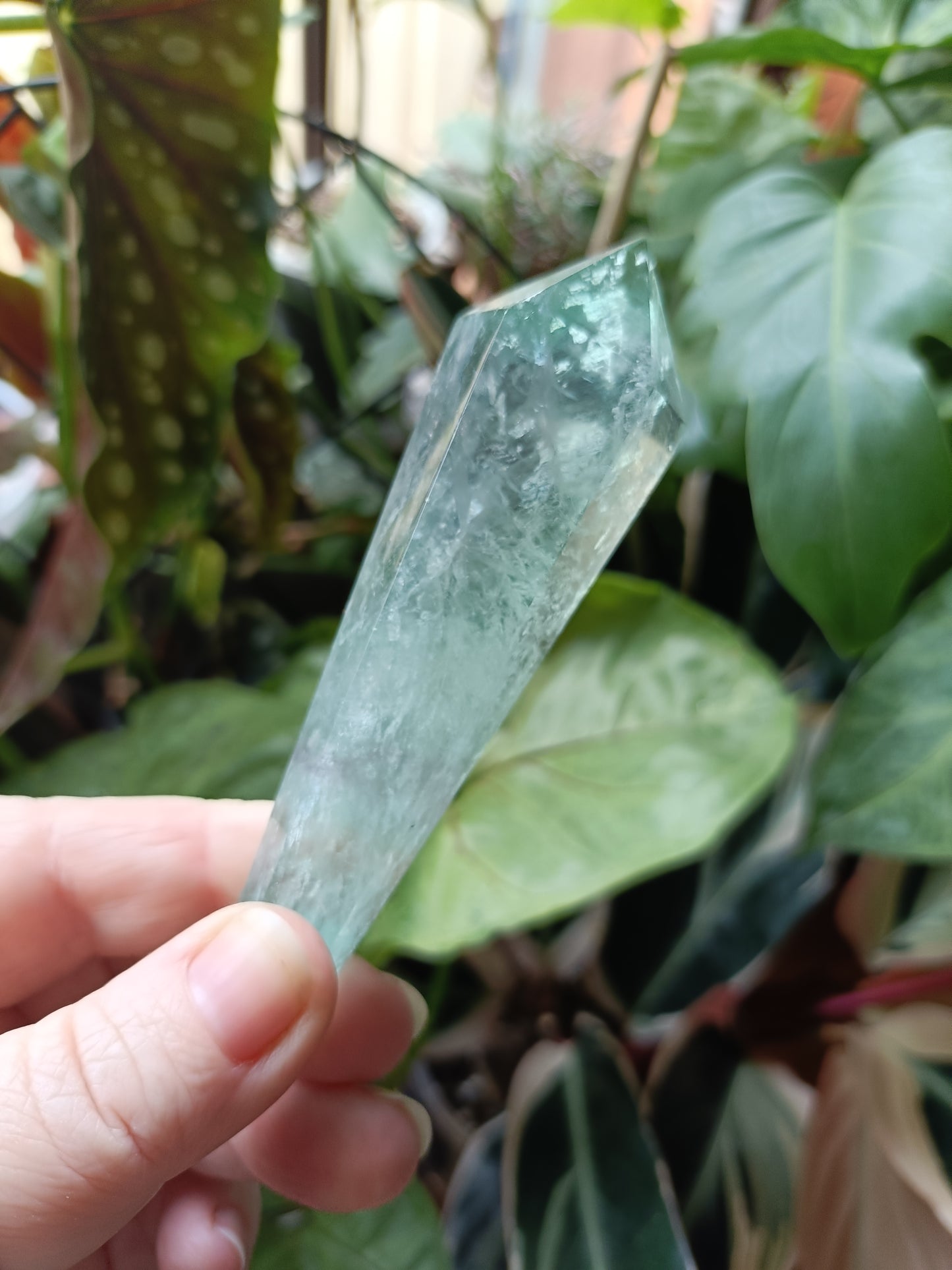 Green Fluorite Wand - 106g