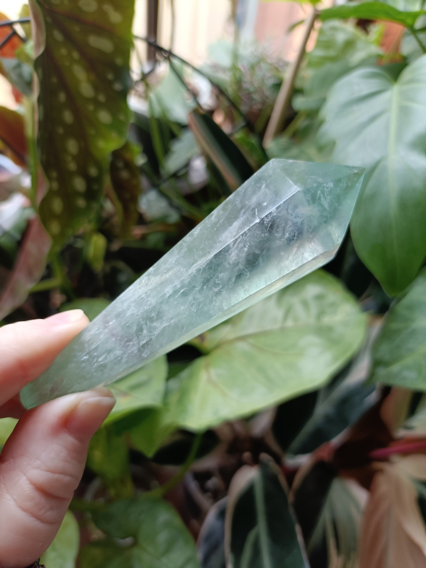 Green Fluorite Wand - 106g