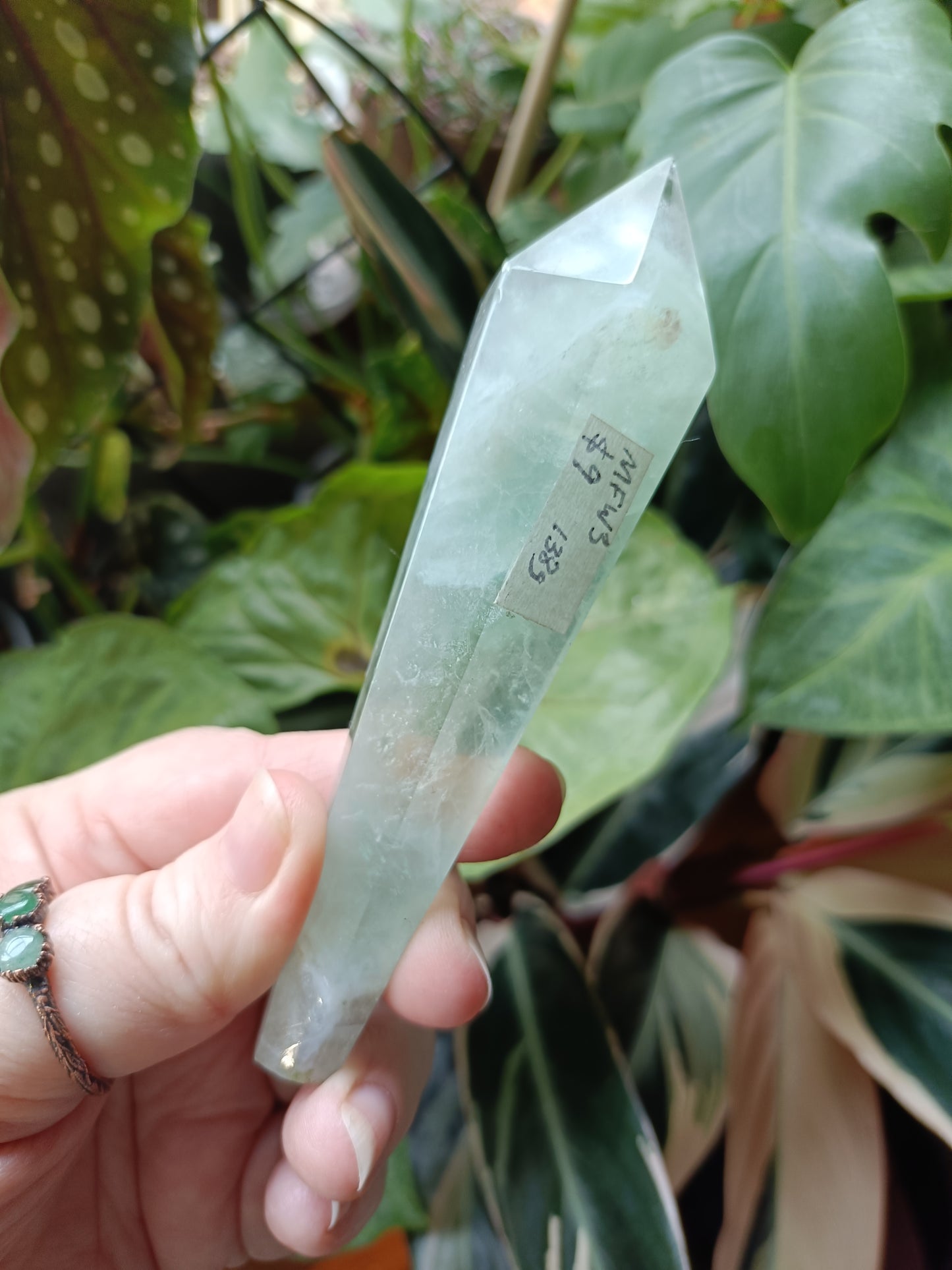 Green Fluorite Wand - 138g