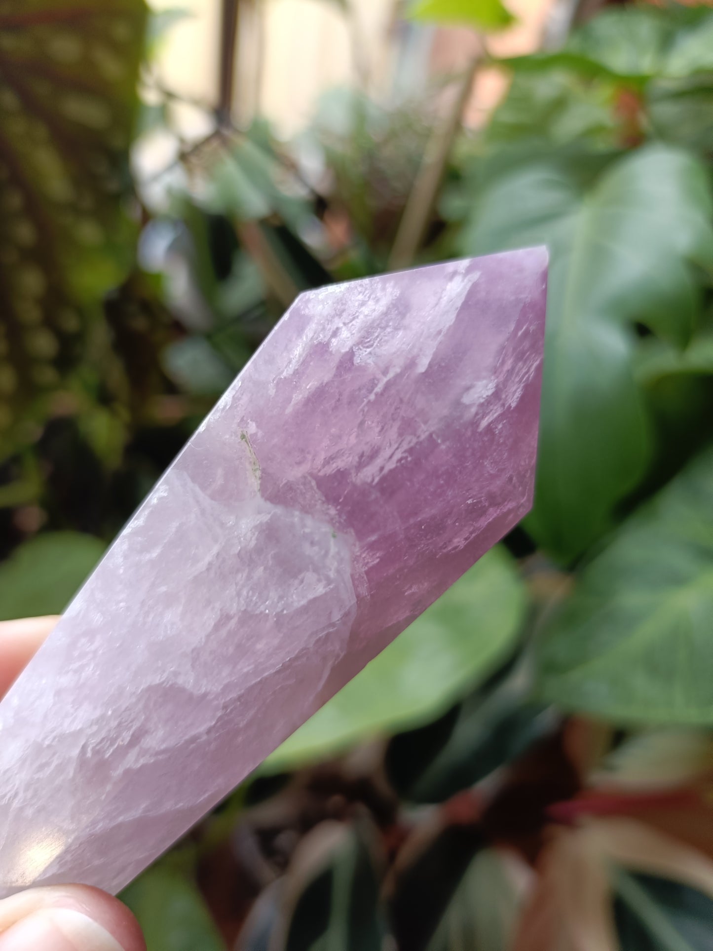 Silk Fluorite Wand - 146g