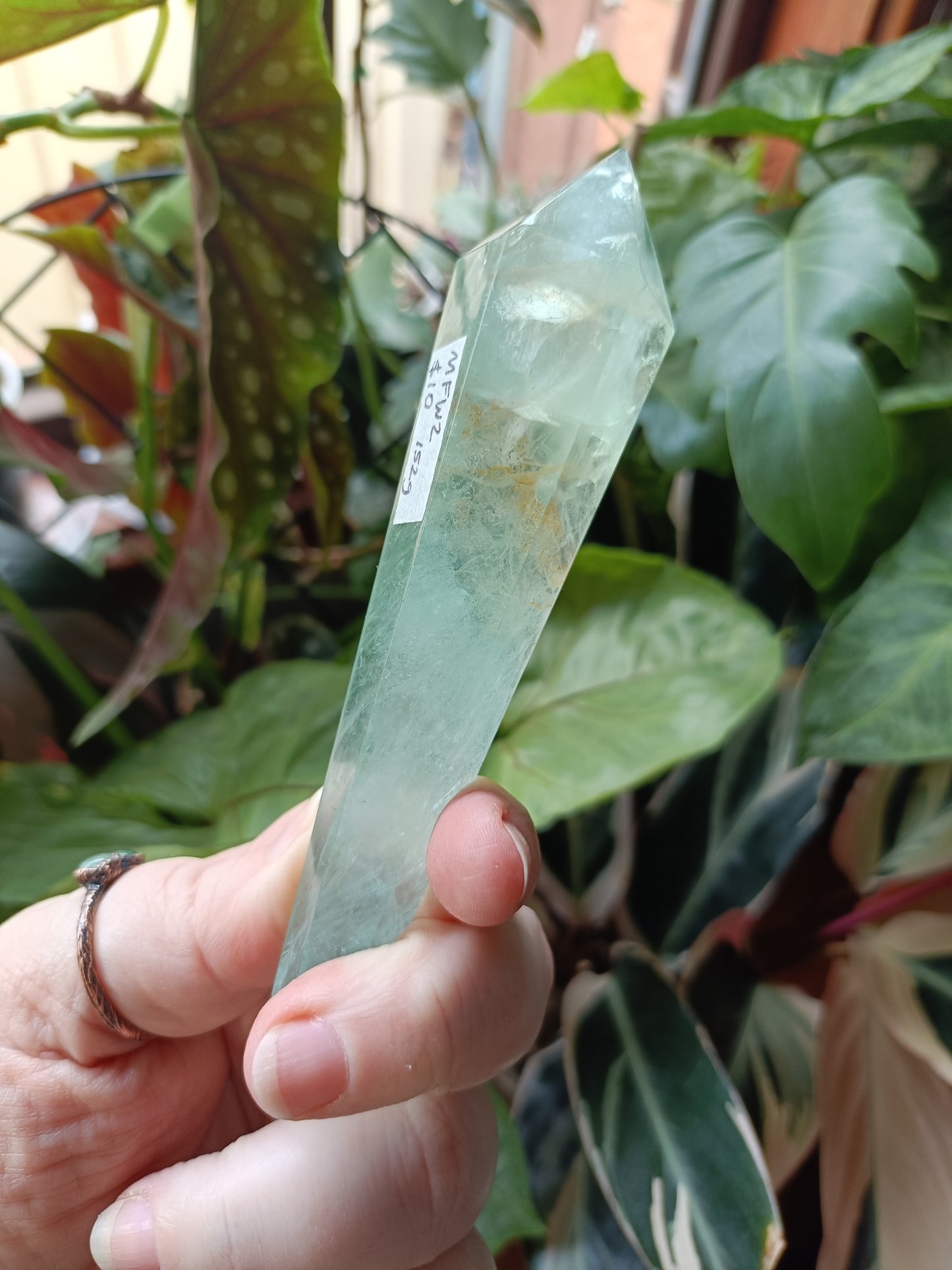 Green Fluorite Wand - 152g