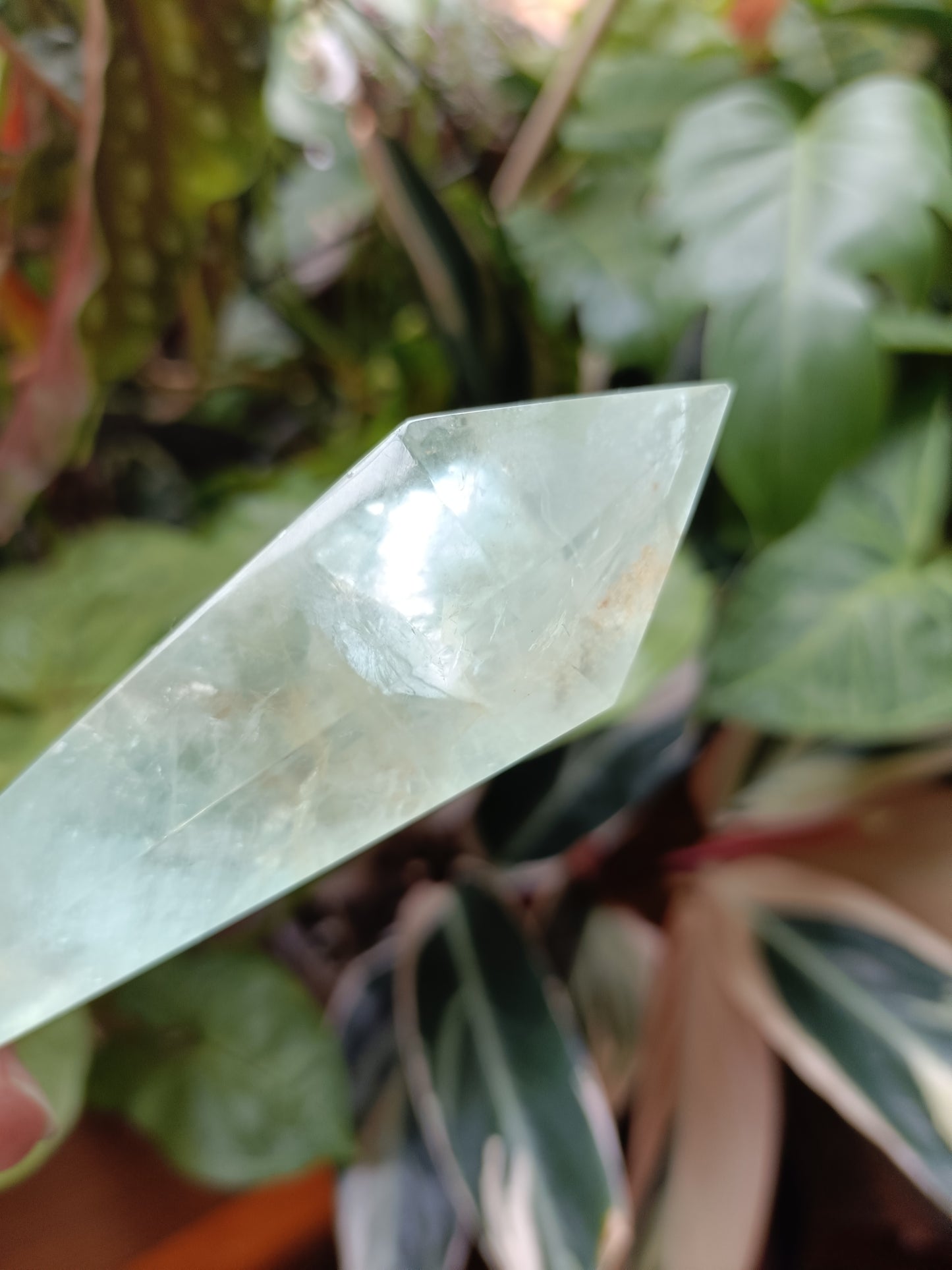 Green Fluorite Wand - 152g