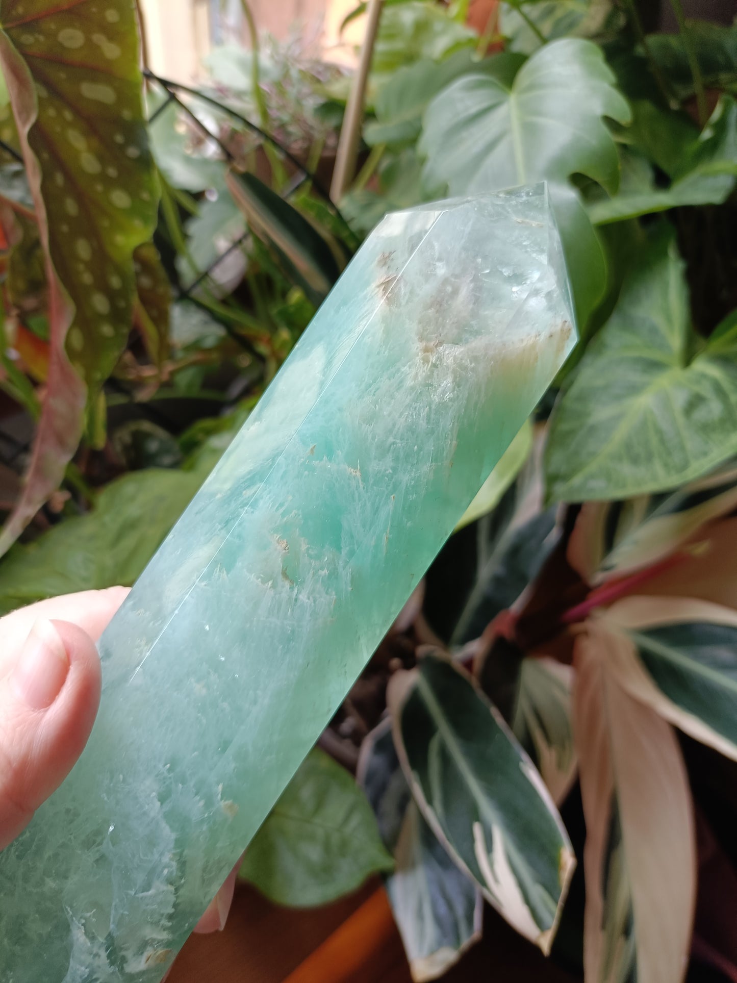 Green Fluorite Tower - 1232g