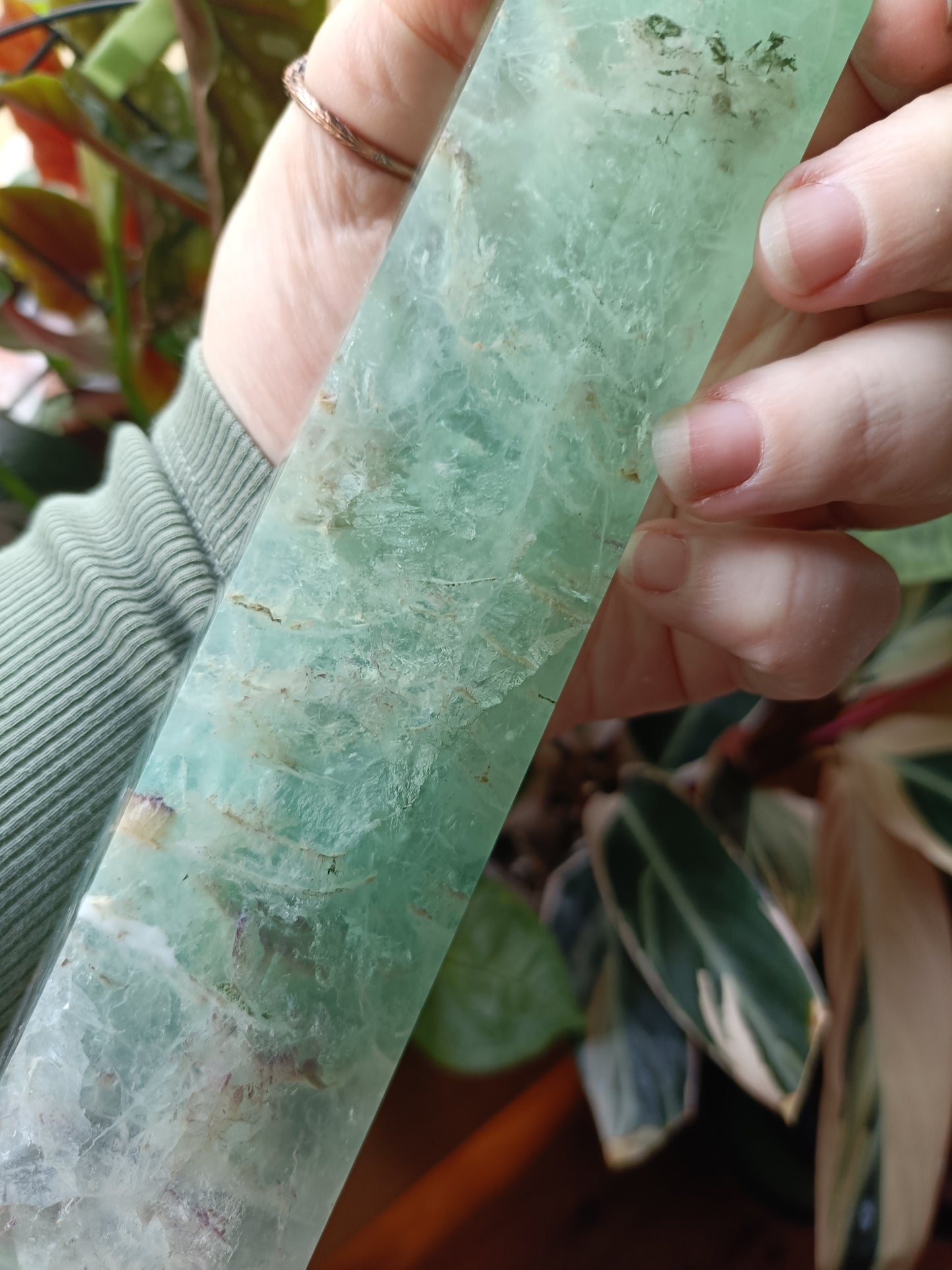 Green Fluorite Tower - 1232g