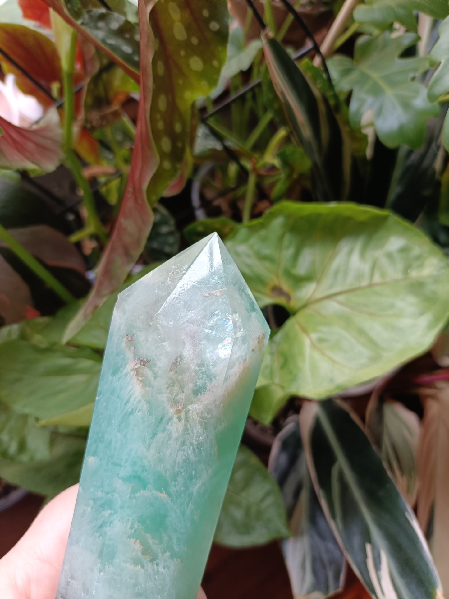 Green Fluorite Tower - 1232g
