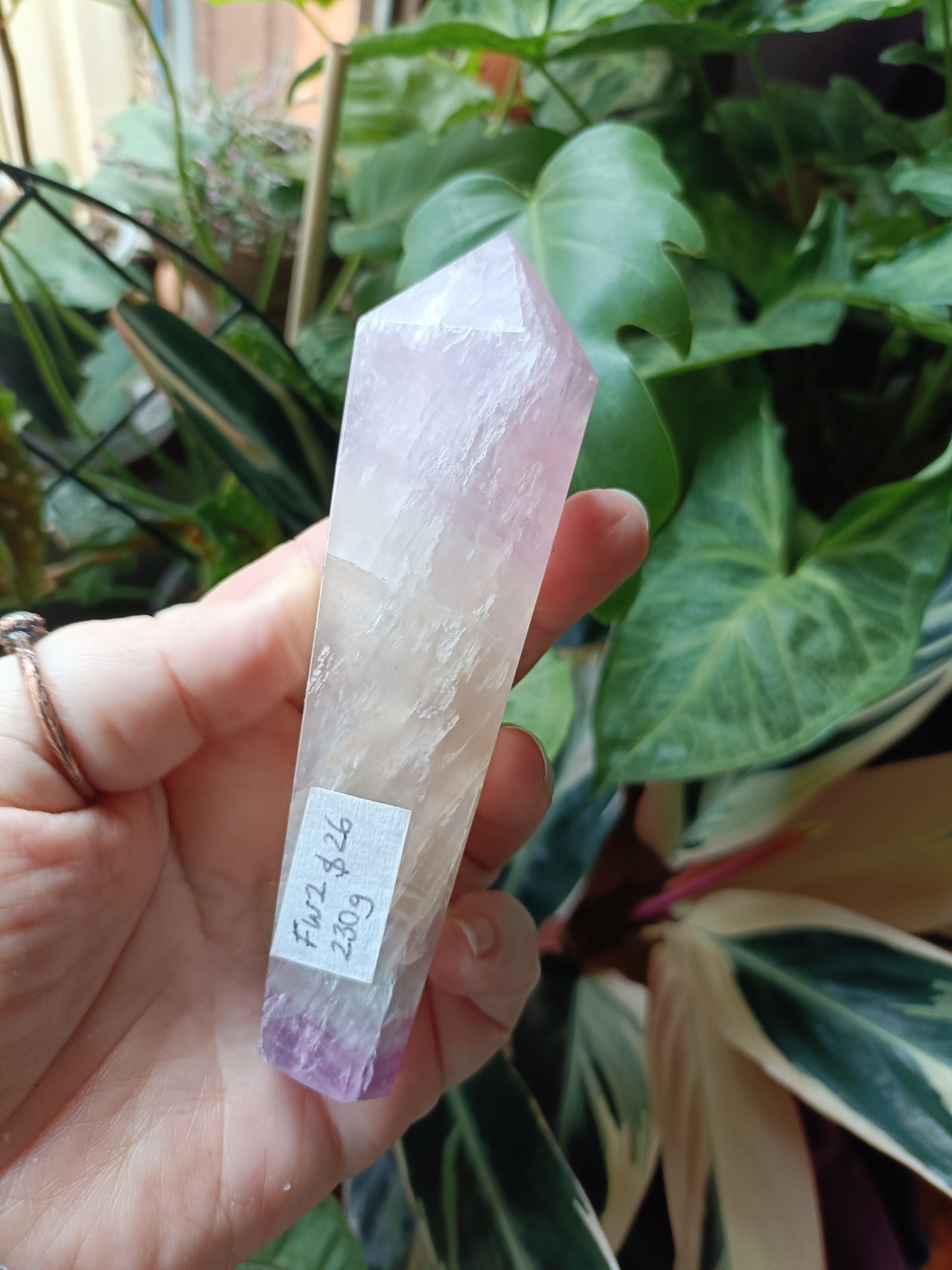 Silk Fluorite Wand - 230g