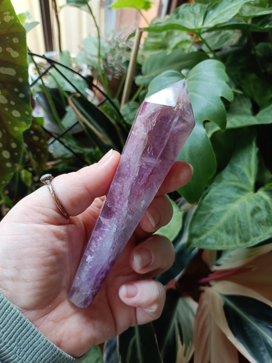Rainbow Fluorite Wand - 194g