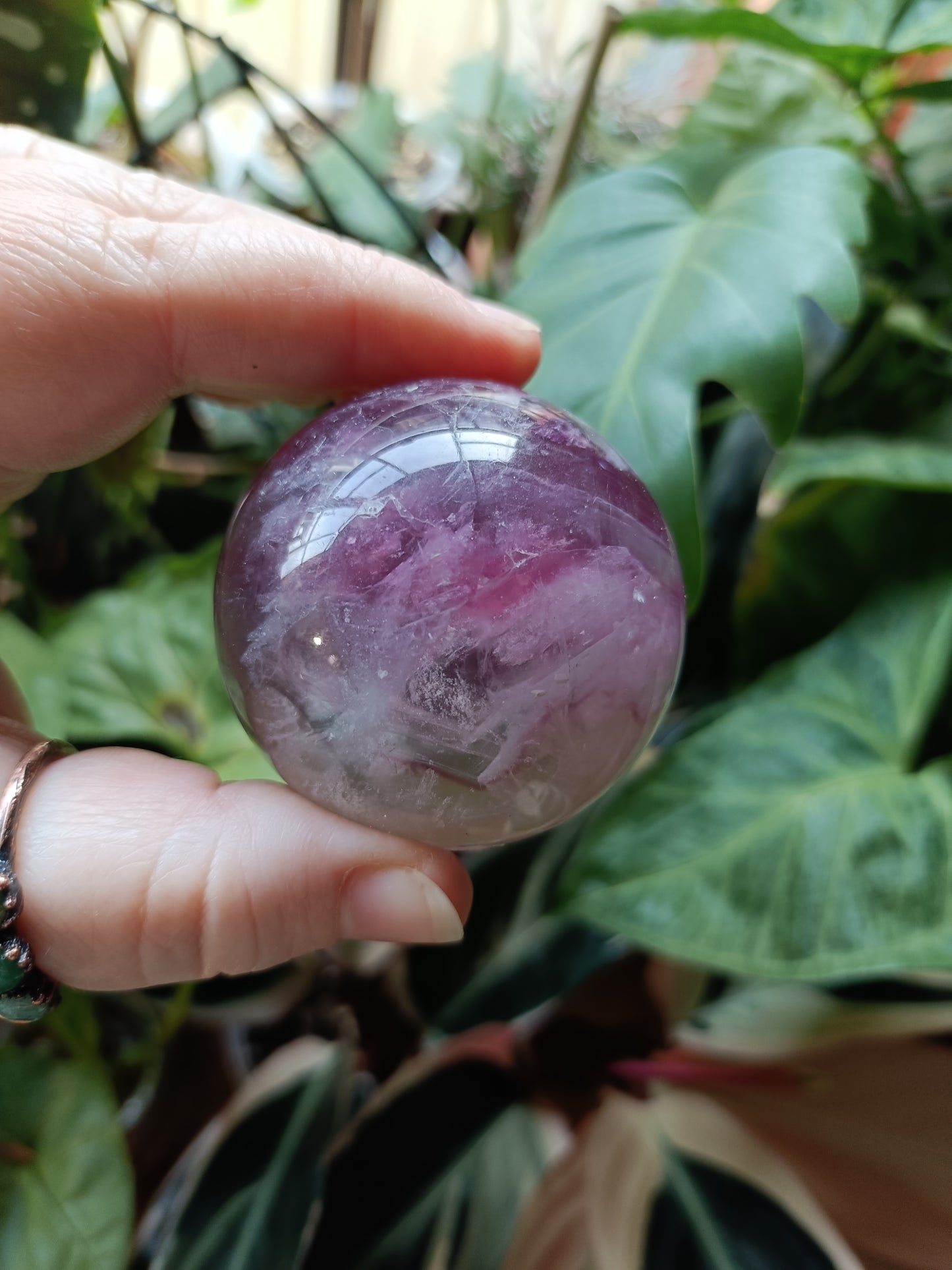 Rainbow Fluorite Sphere - 234g