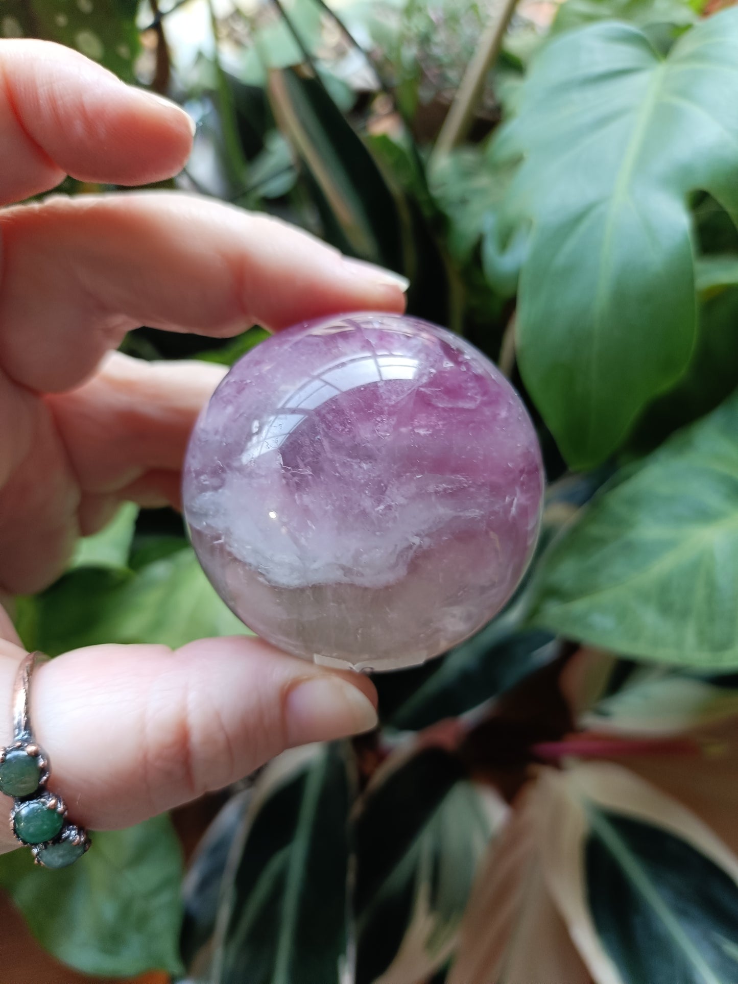 Rainbow Fluorite Sphere - 234g