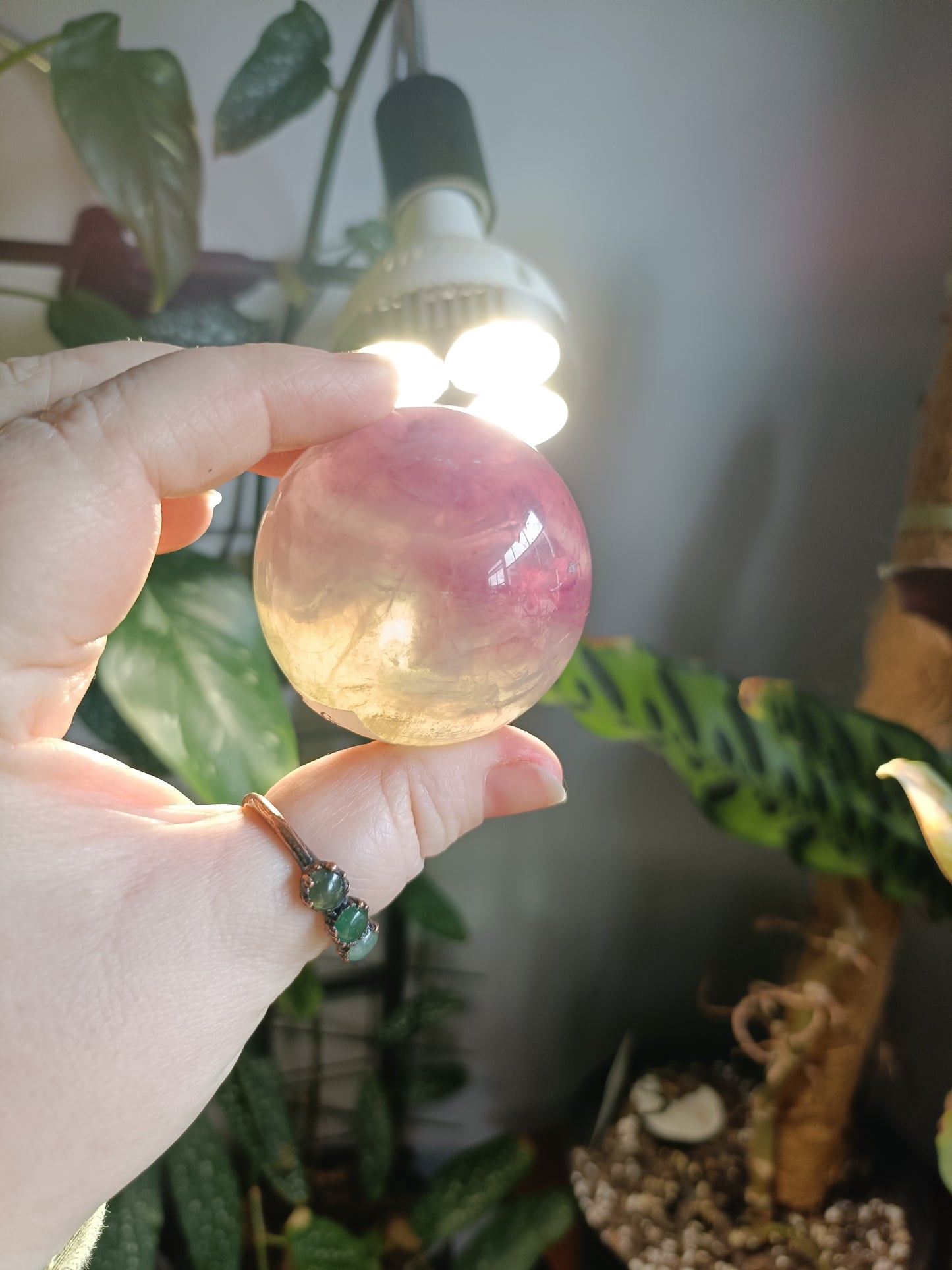 Rainbow Fluorite Sphere - 234g