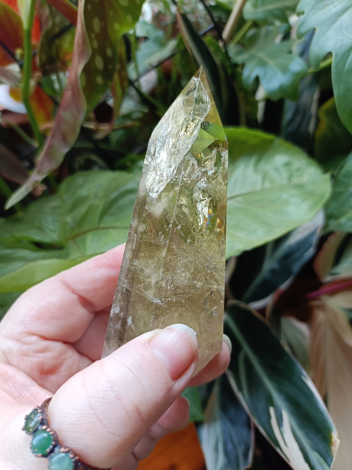 Citrine Point with Custom Stand - 226g