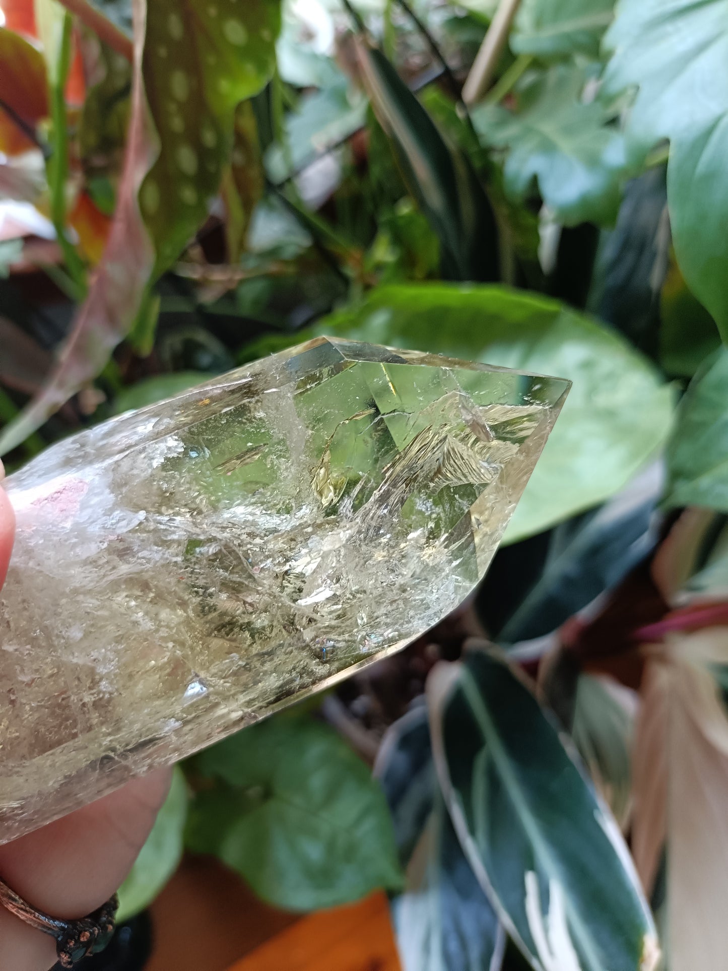 Citrine Point with Custom Stand - 226g