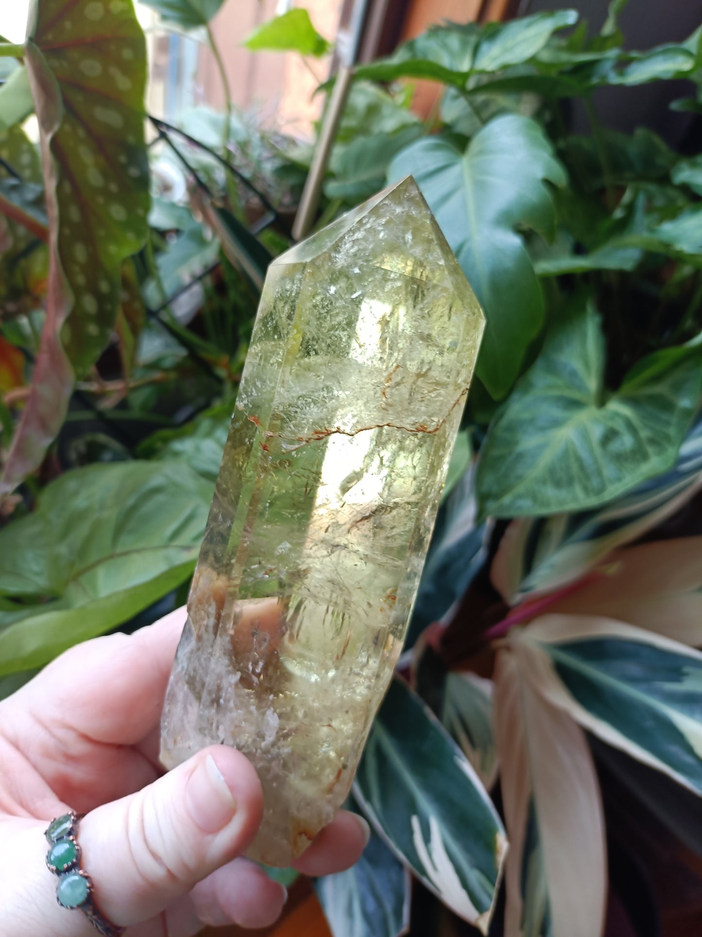 Citrine Point with Custom Stand - 425g