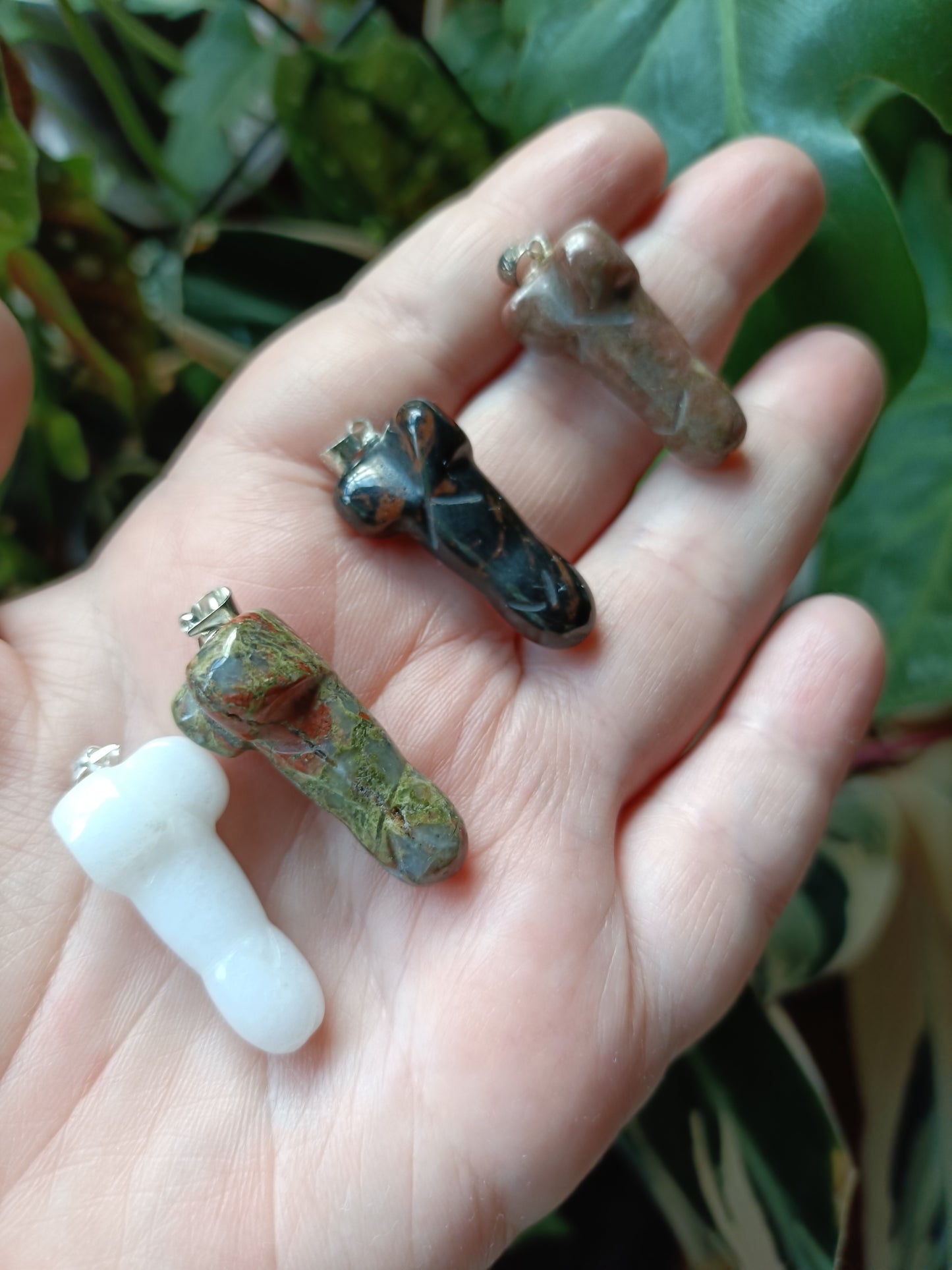 Mixed Ding Ding Pendant - Silver-Plated Copper