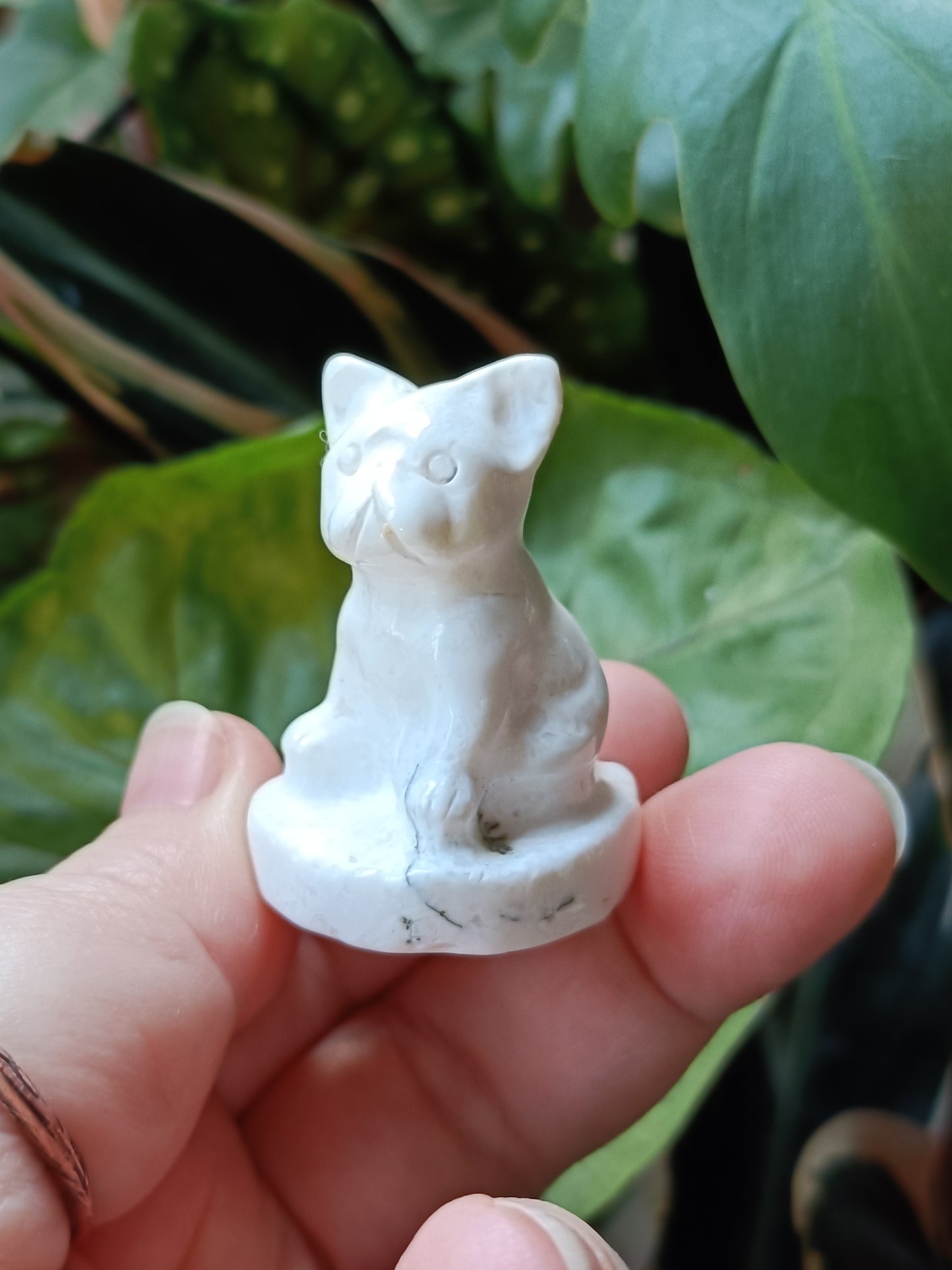Agate Mini French Bulldog Carving - 30-35g