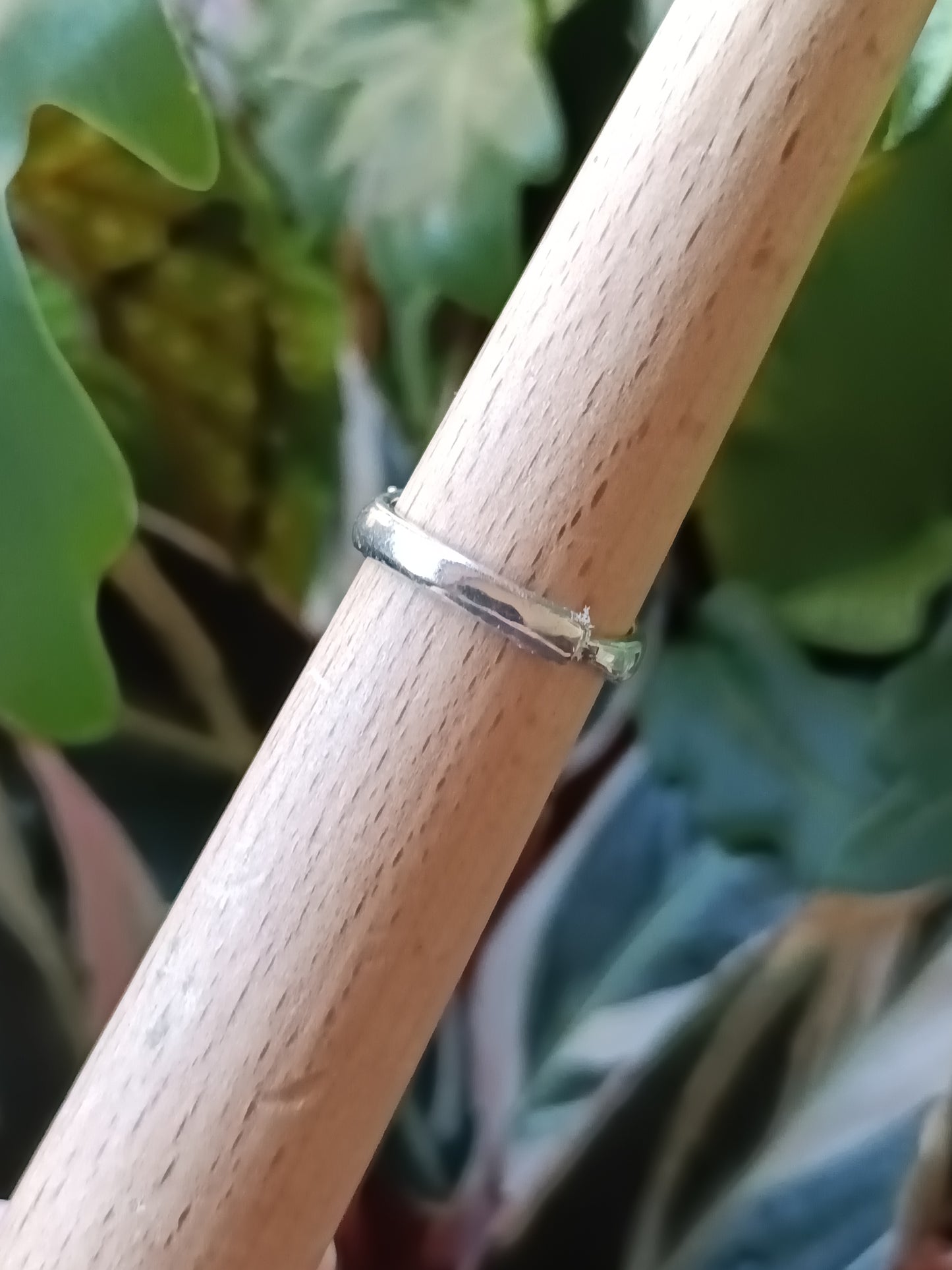 Labdradorite Poison Ring - Silver-Plated Copper