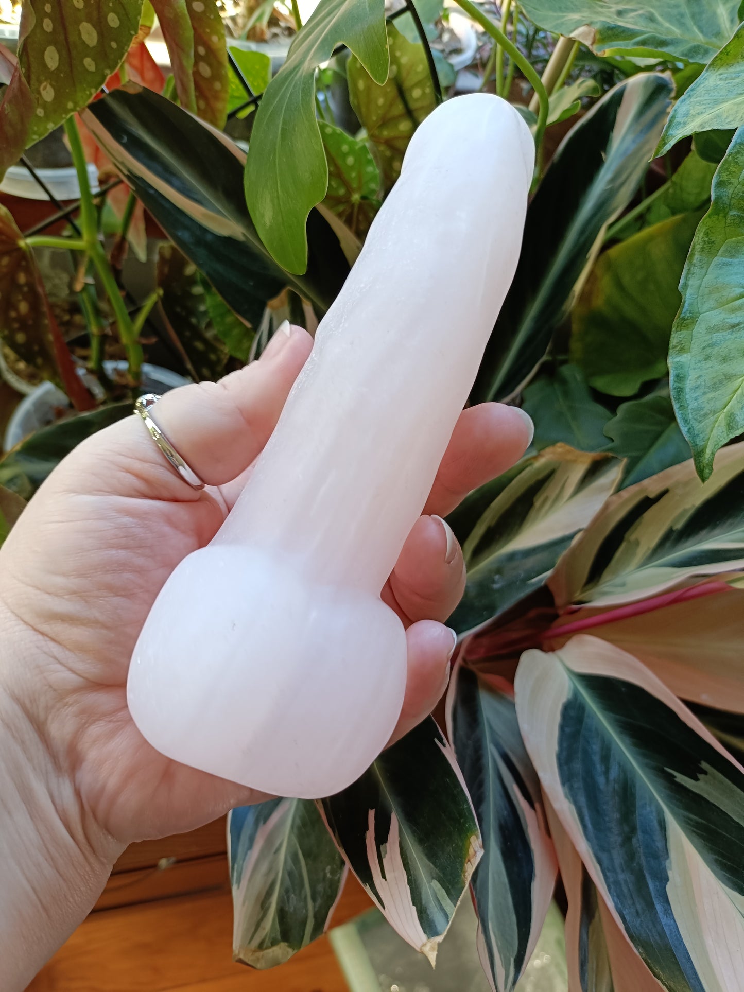 Pink Mangano Calcite Ding Ding - 619g