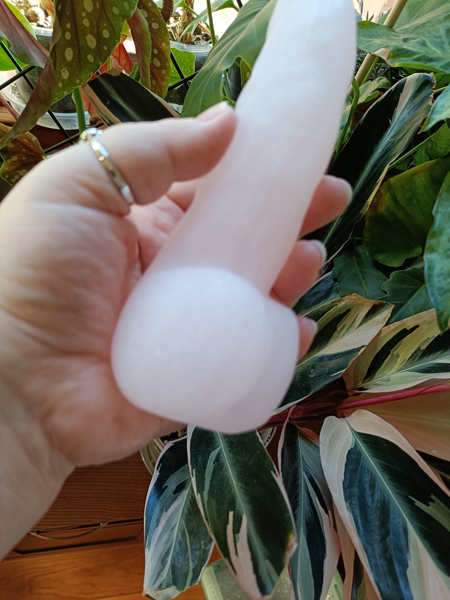 Pink Mangano Calcite Ding Ding - 619g