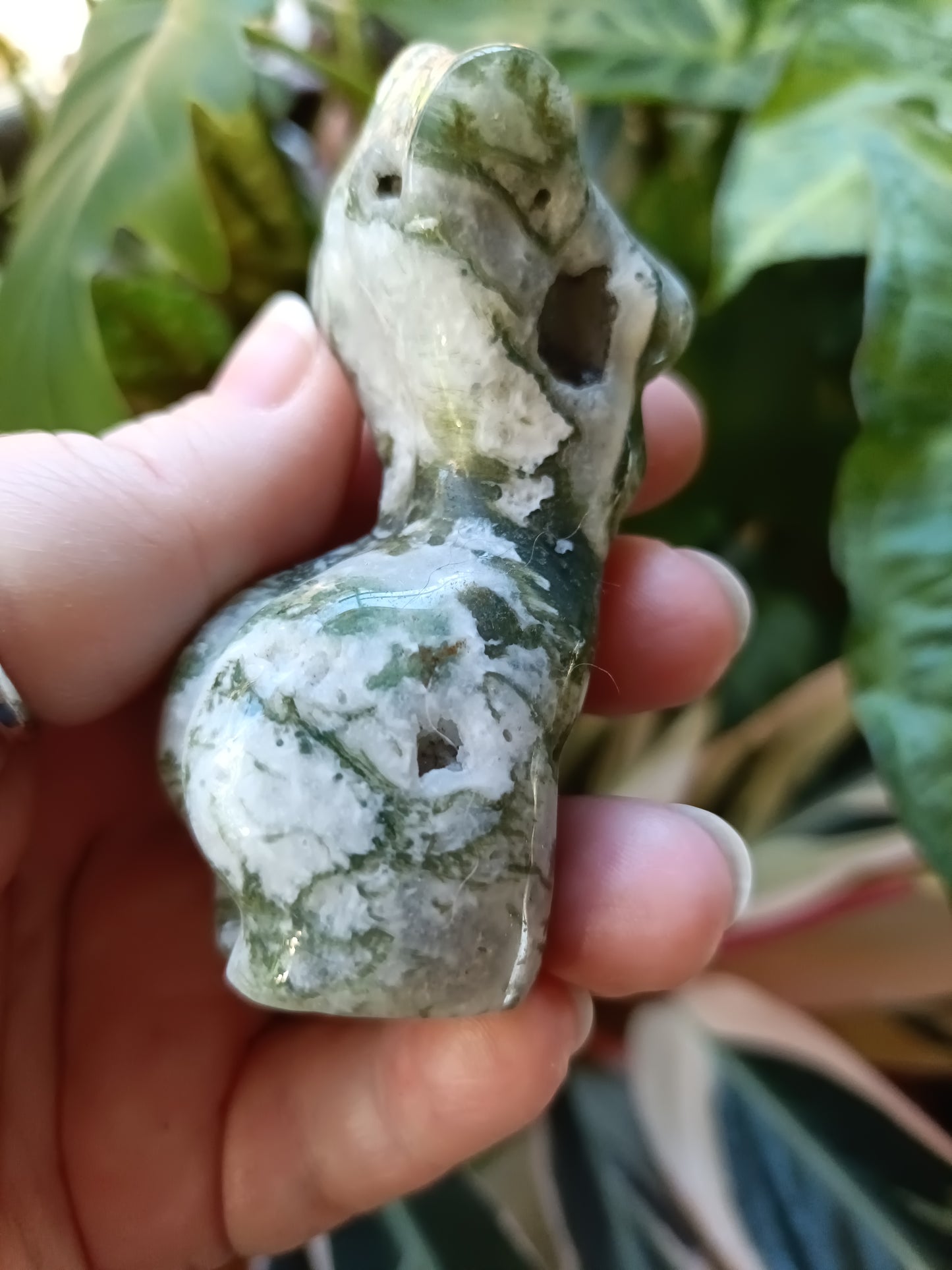 Moss Agate Goddess Body - 115g