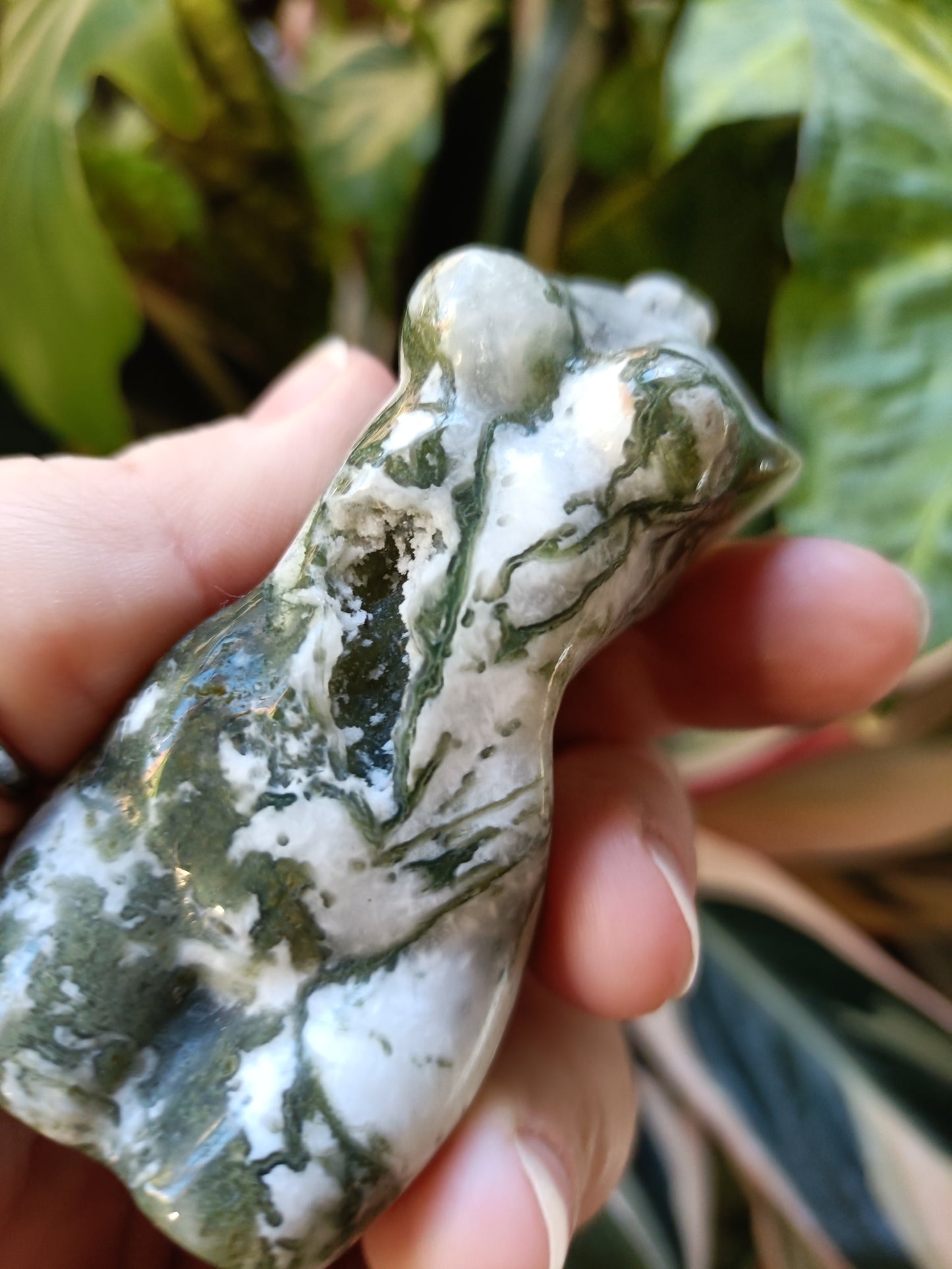 Moss Agate Goddess Body - 115g