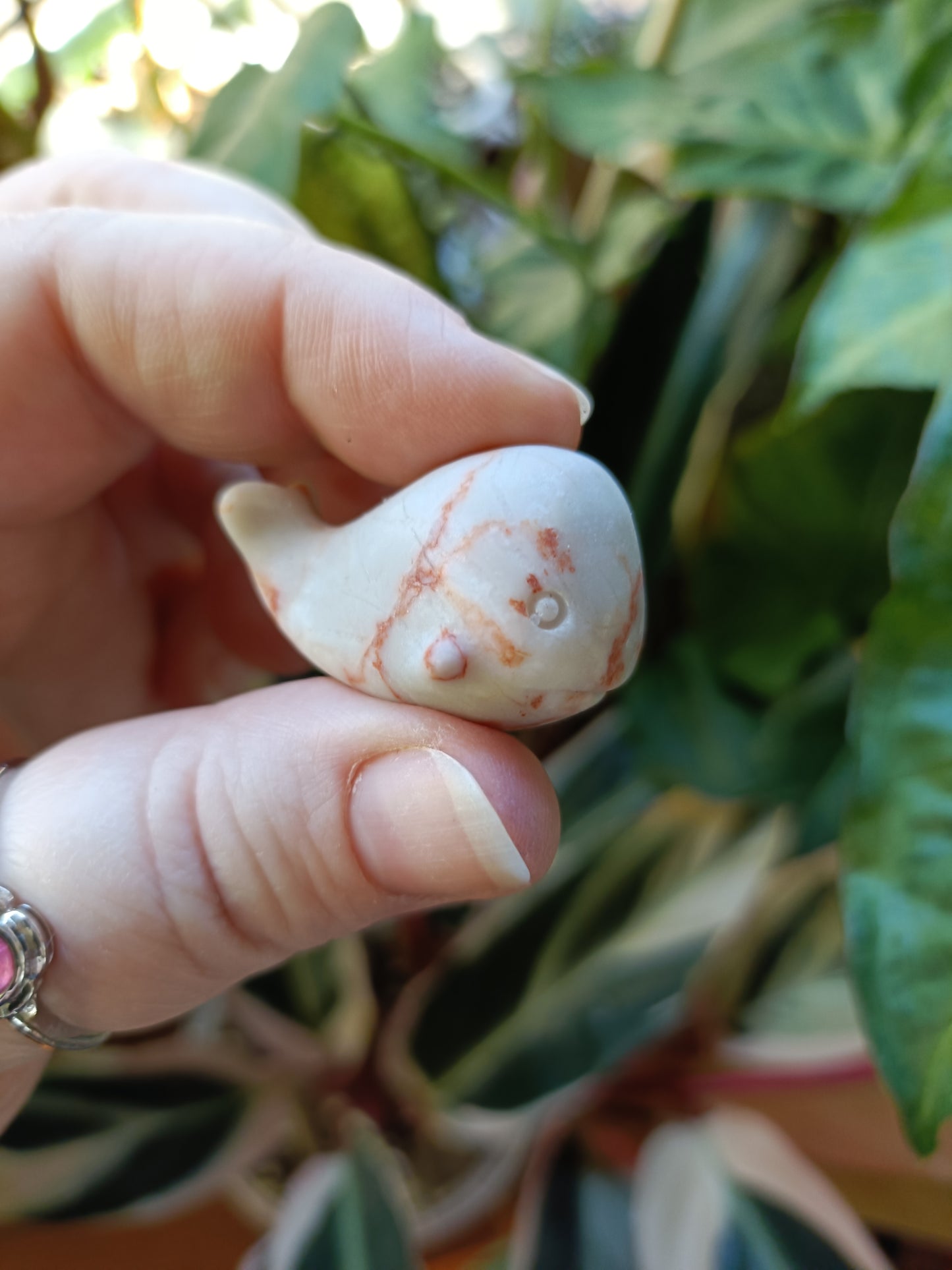 Mixed Stone Mini Whale Carving - 15g
