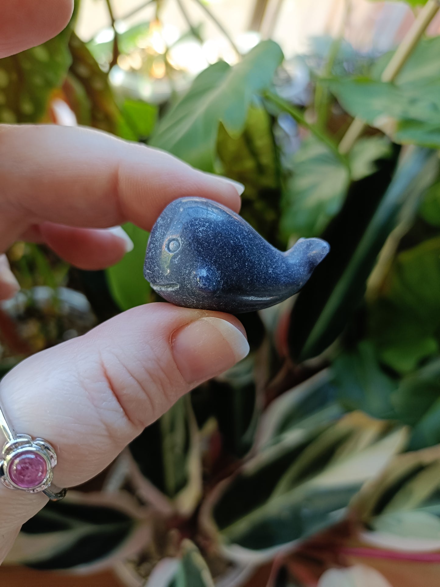 Mixed Stone Mini Whale Carving - 15g