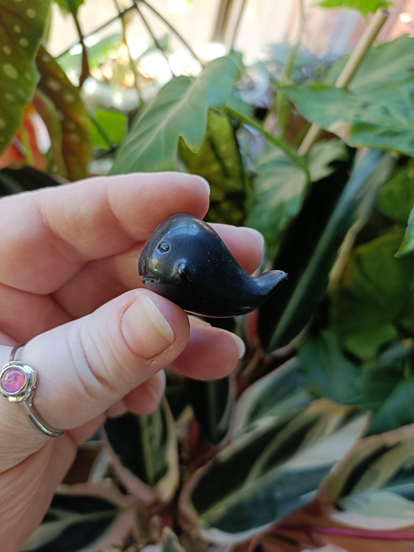Mixed Stone Mini Whale Carving - 15g