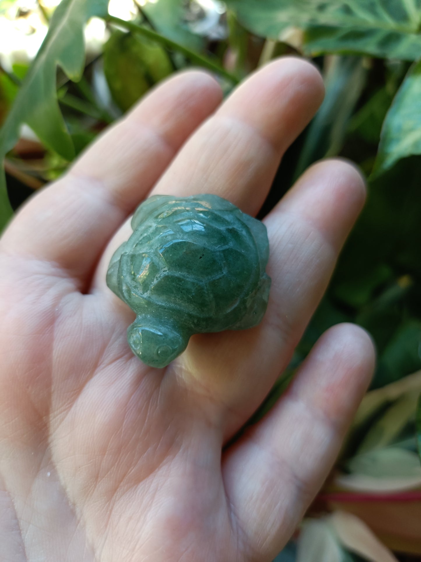 Mixed Stone Mini Sea Turtle Carving - 20g