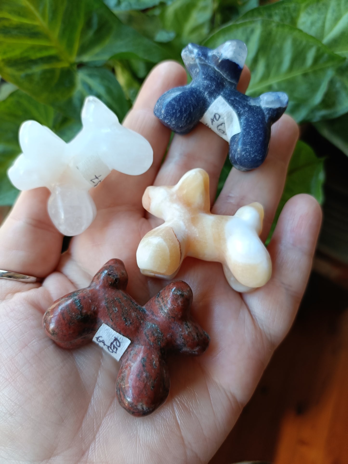 Mixed Stone Mini Balloon Dog Carving - 40g