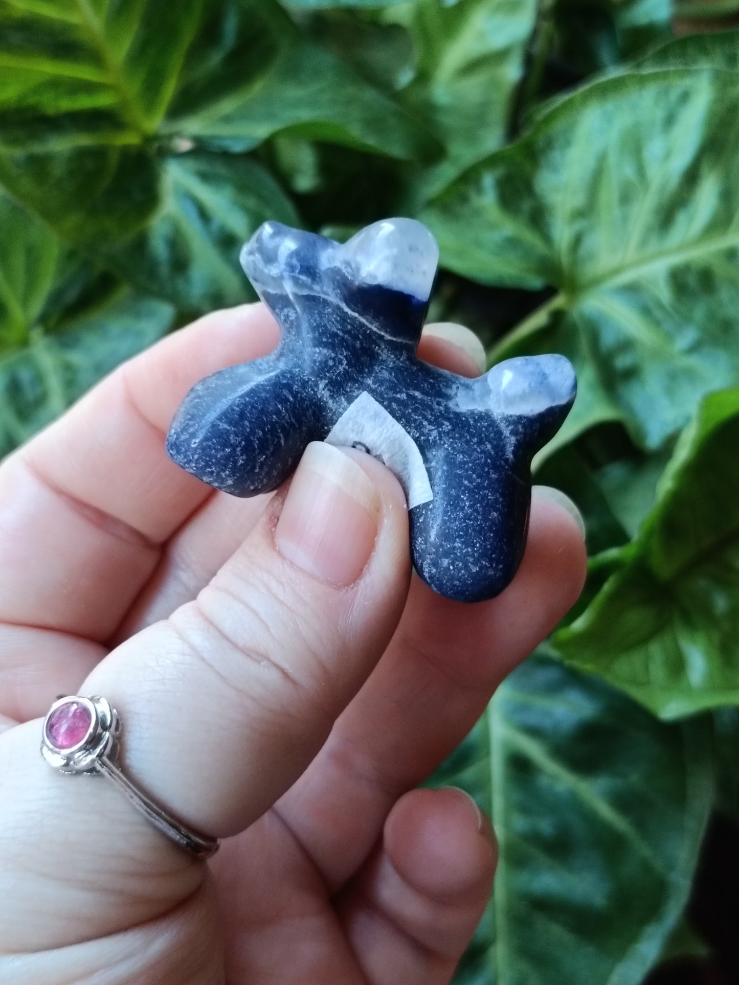Mixed Stone Mini Balloon Dog Carving - 40g