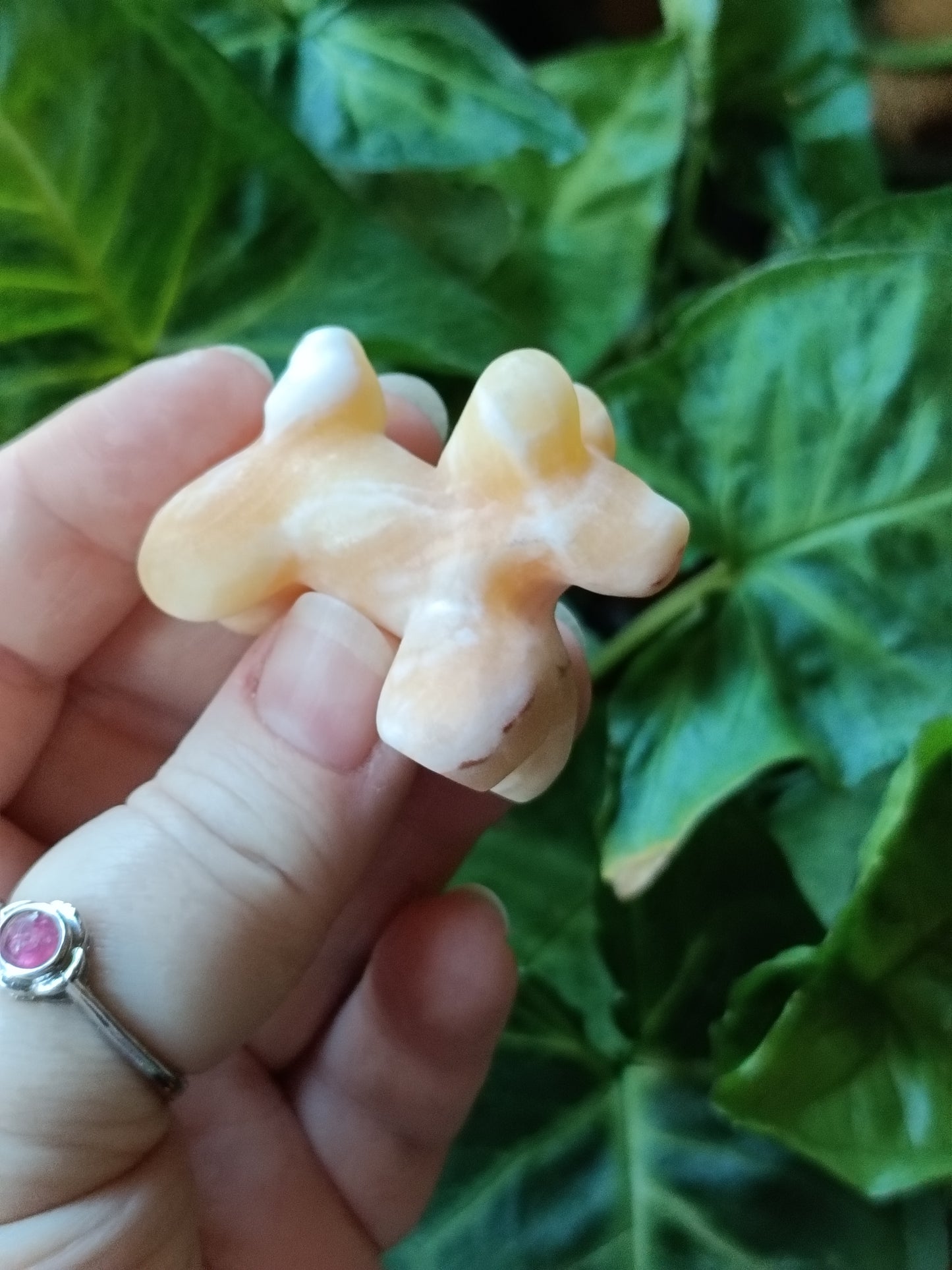 Mixed Stone Mini Balloon Dog Carving - 40g