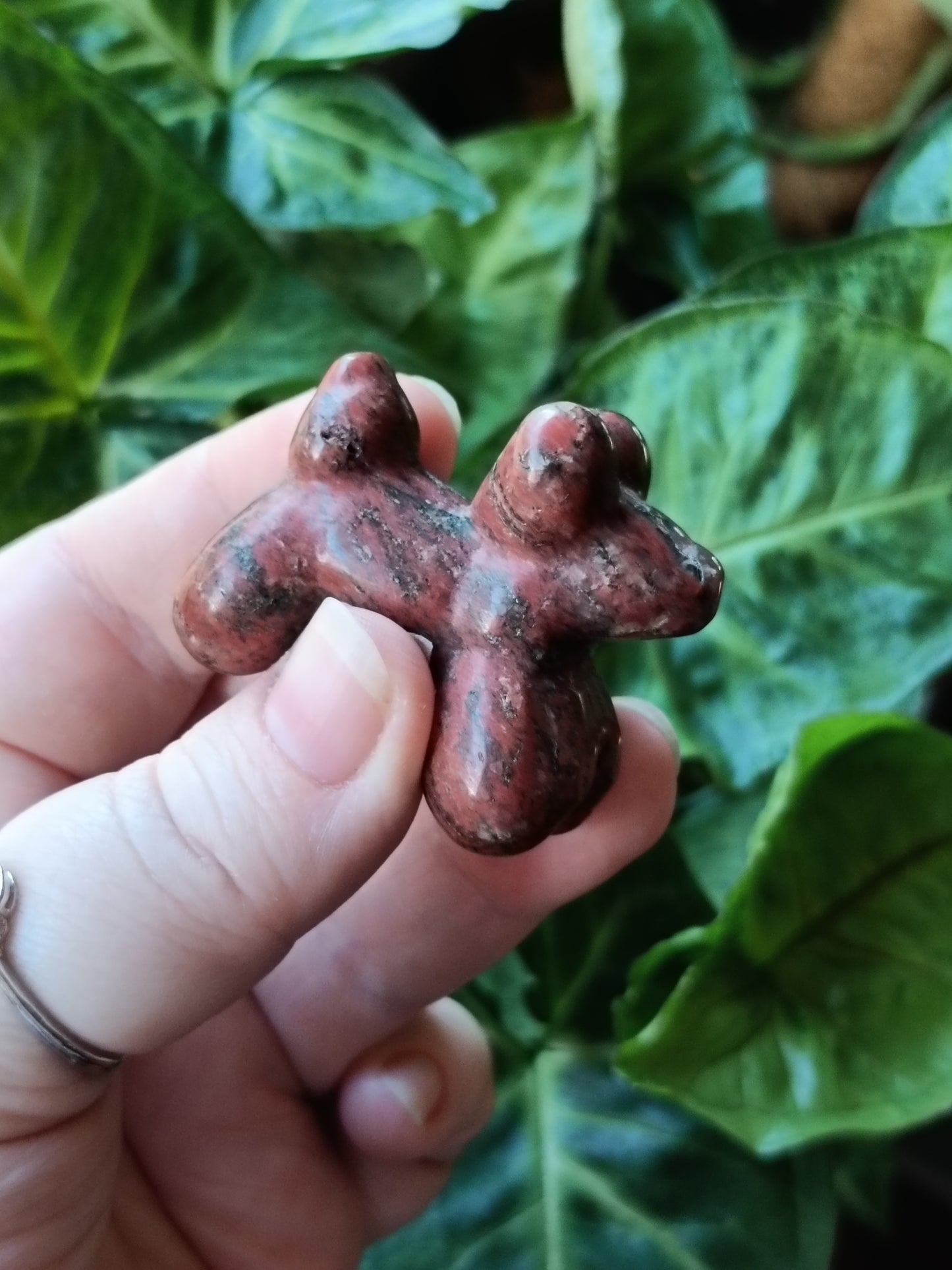 Mixed Stone Mini Balloon Dog Carving - 40g
