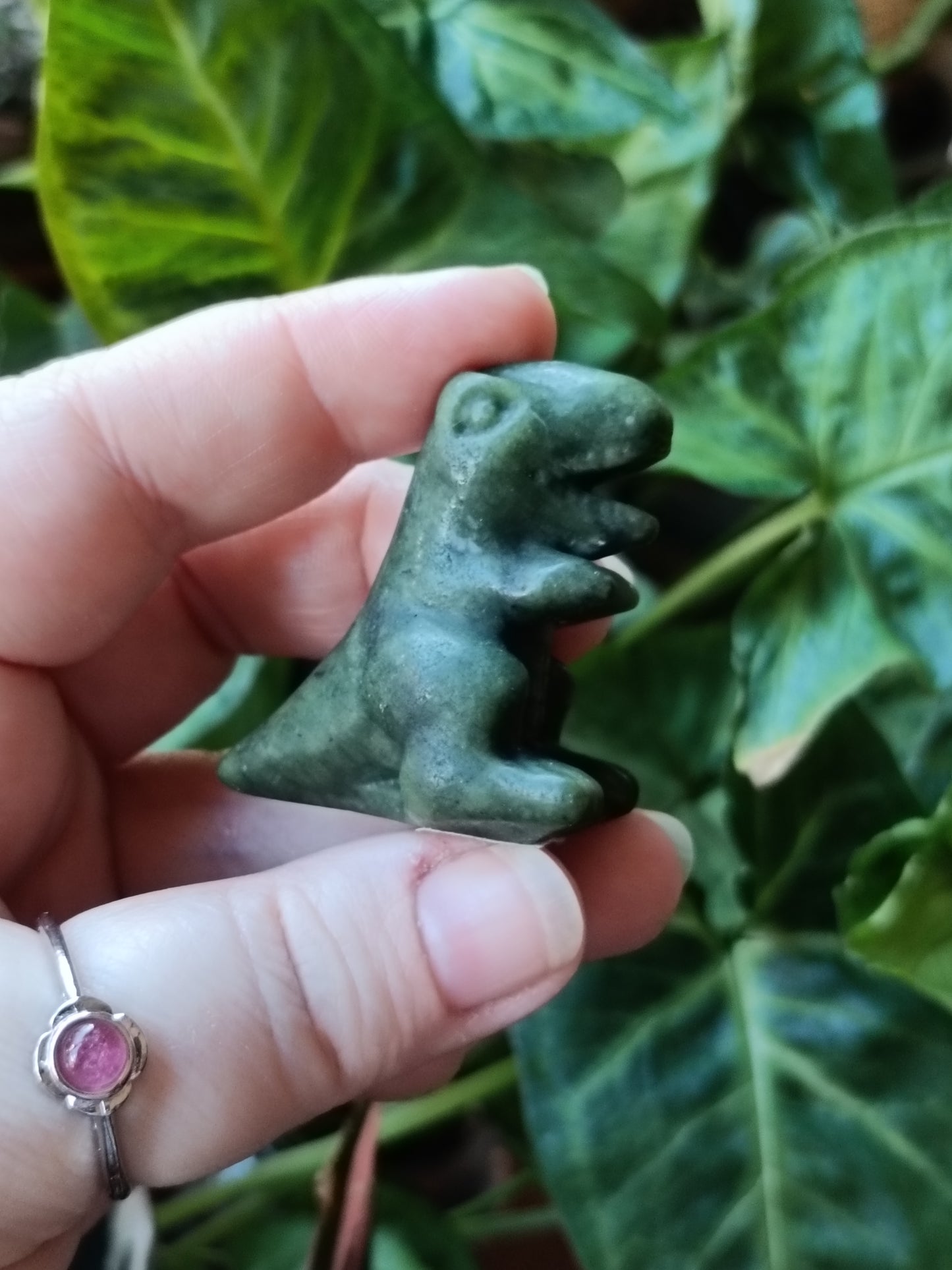 Mixed Stone Mini T-Rex Carving - 35g