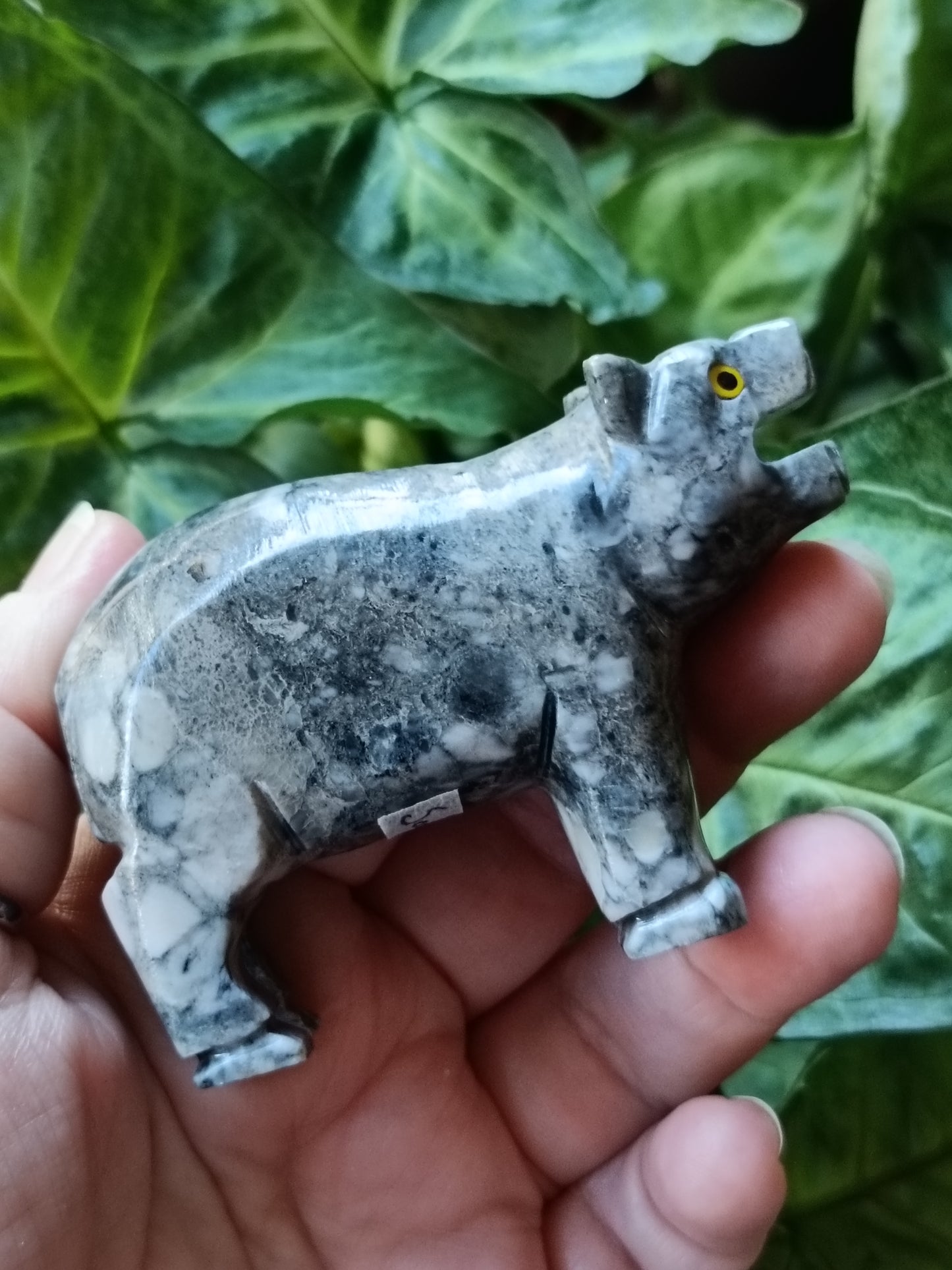 Soapstone (Steatite) Bear Carving - 148g