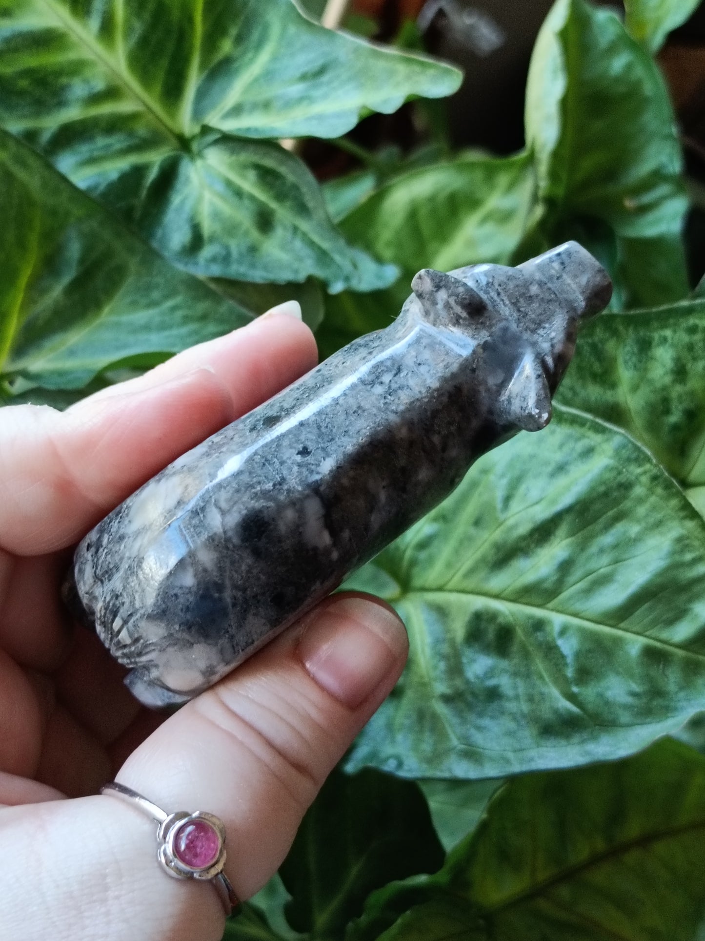Soapstone (Steatite) Bear Carving - 148g