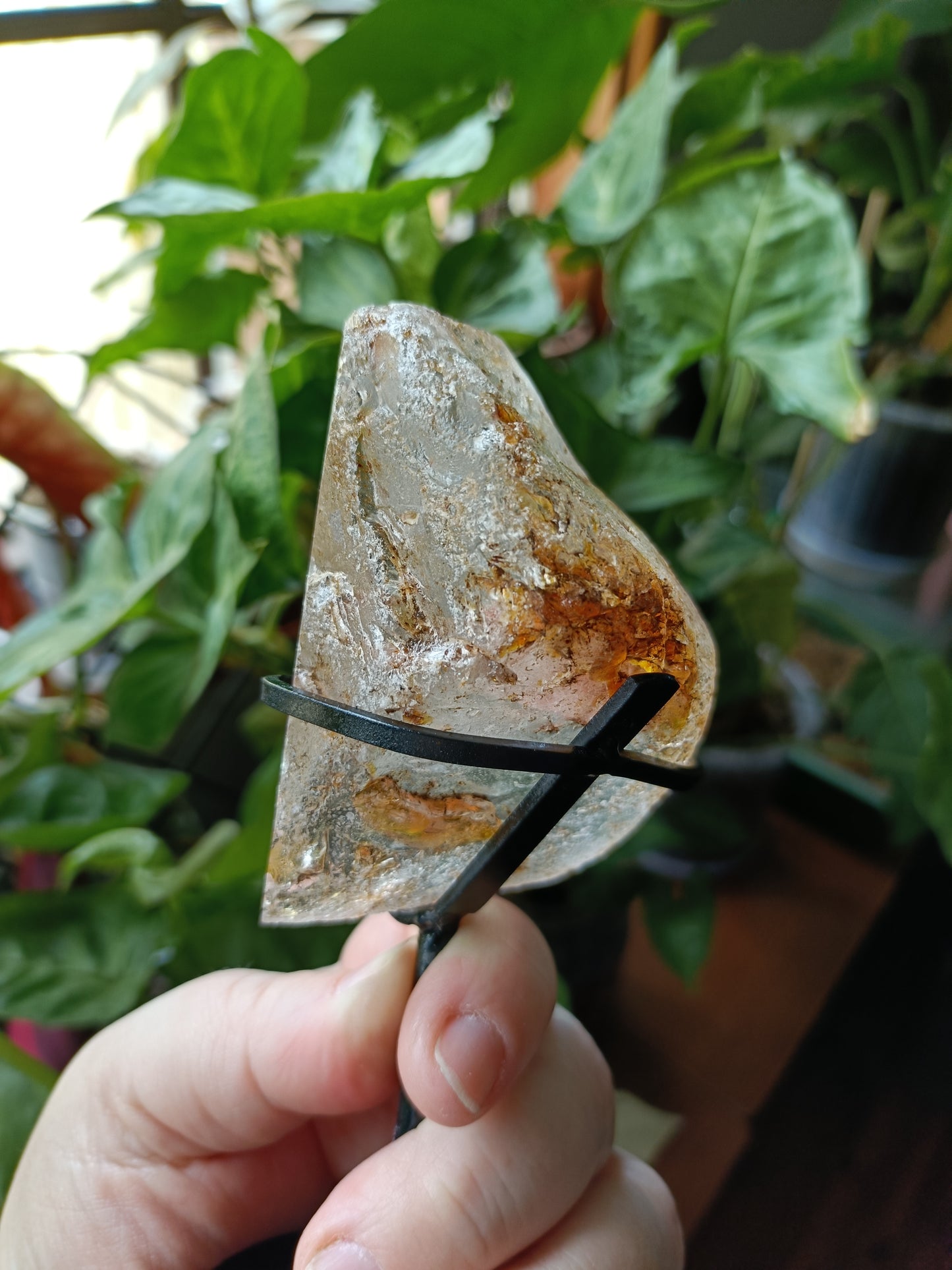 Golden Healer Face Polished Raw Specimen - 195g